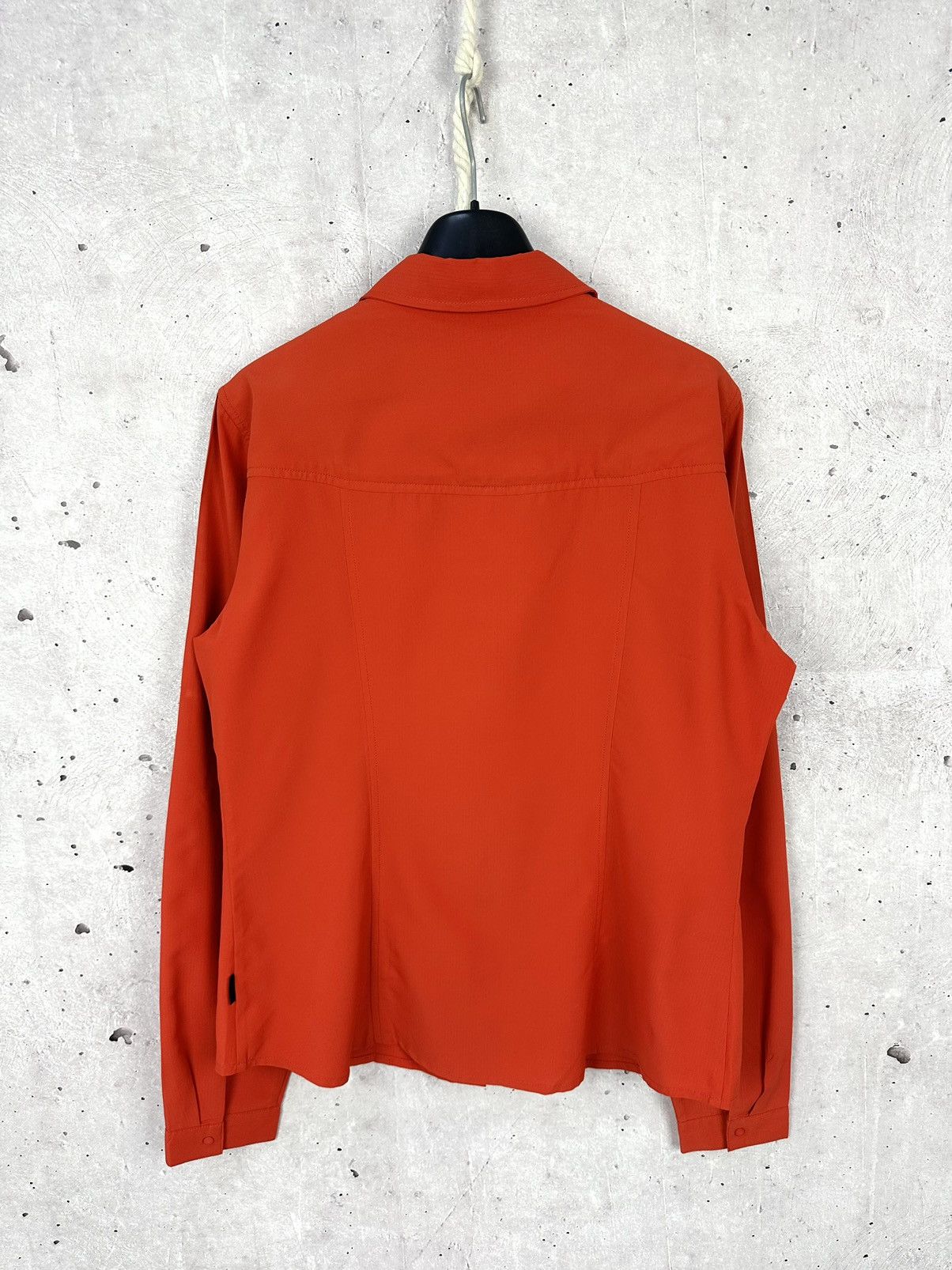 Patagonia × Vintage Patagonia Orange Long Sleeve Zip Pocket Logo Women’s Shirt Size L / US 10 / IT 46 - 5 Thumbnail