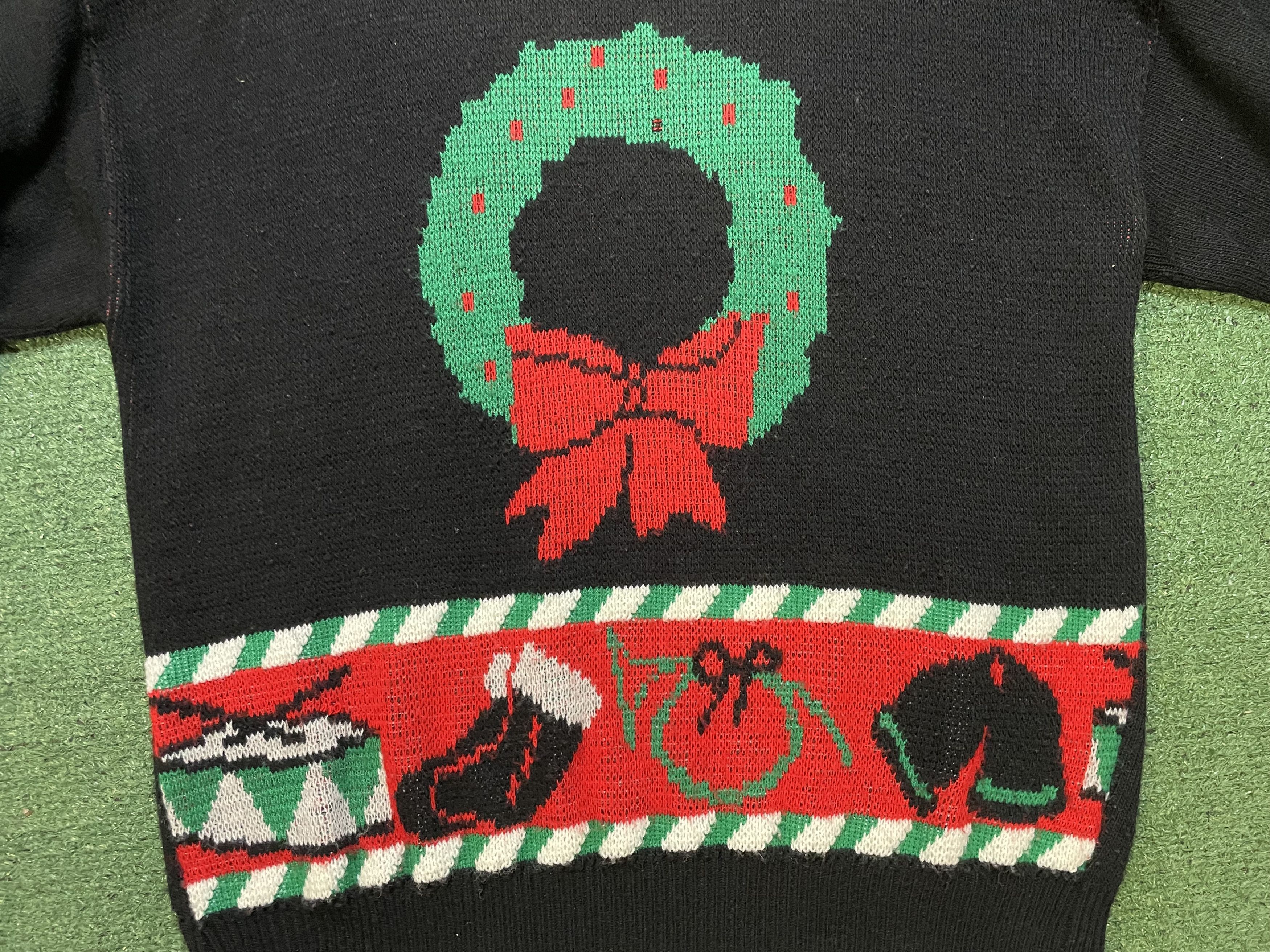 Cabin Creek Vintage Cabin Creek wreath knit crewneck Size US L / EU 52-54 / 3 - 2 Thumbnail