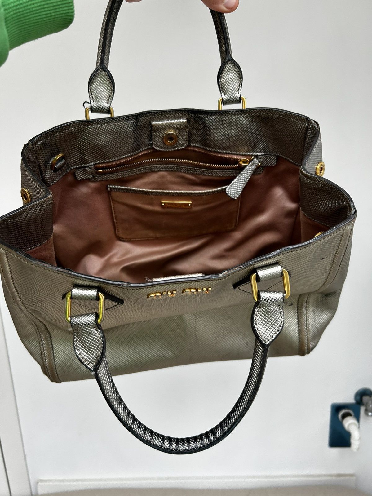 Miu Miu Bag miu miu grey Size ONE SIZE - 6 Thumbnail