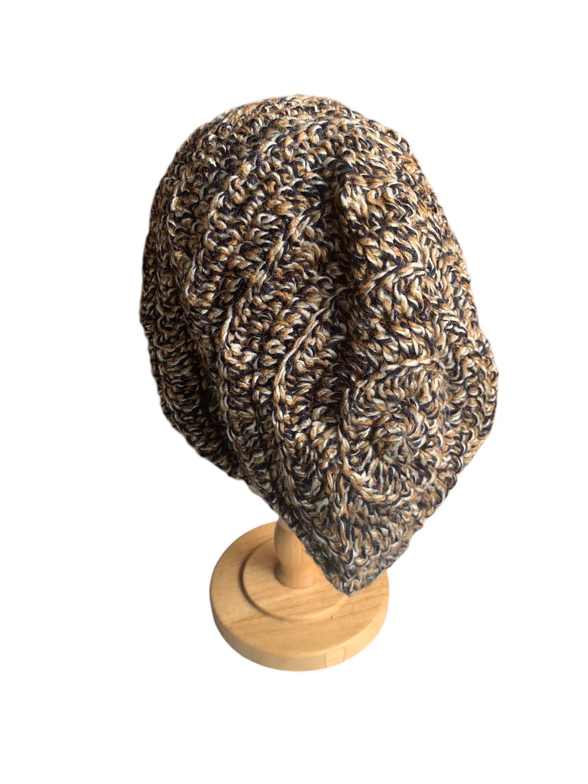 Japanese Brand × Kapital × Vintage Knitted Crochet Winter Sessions Big Beanie Hats Size ONE SIZE - 6 Thumbnail