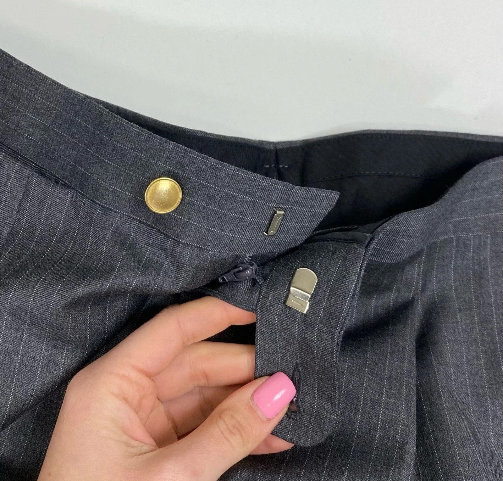 Suitsupply Men Suitsupply Suit La Spalla Grey Double Breasted UK/US32 Size 34S - 8 Thumbnail