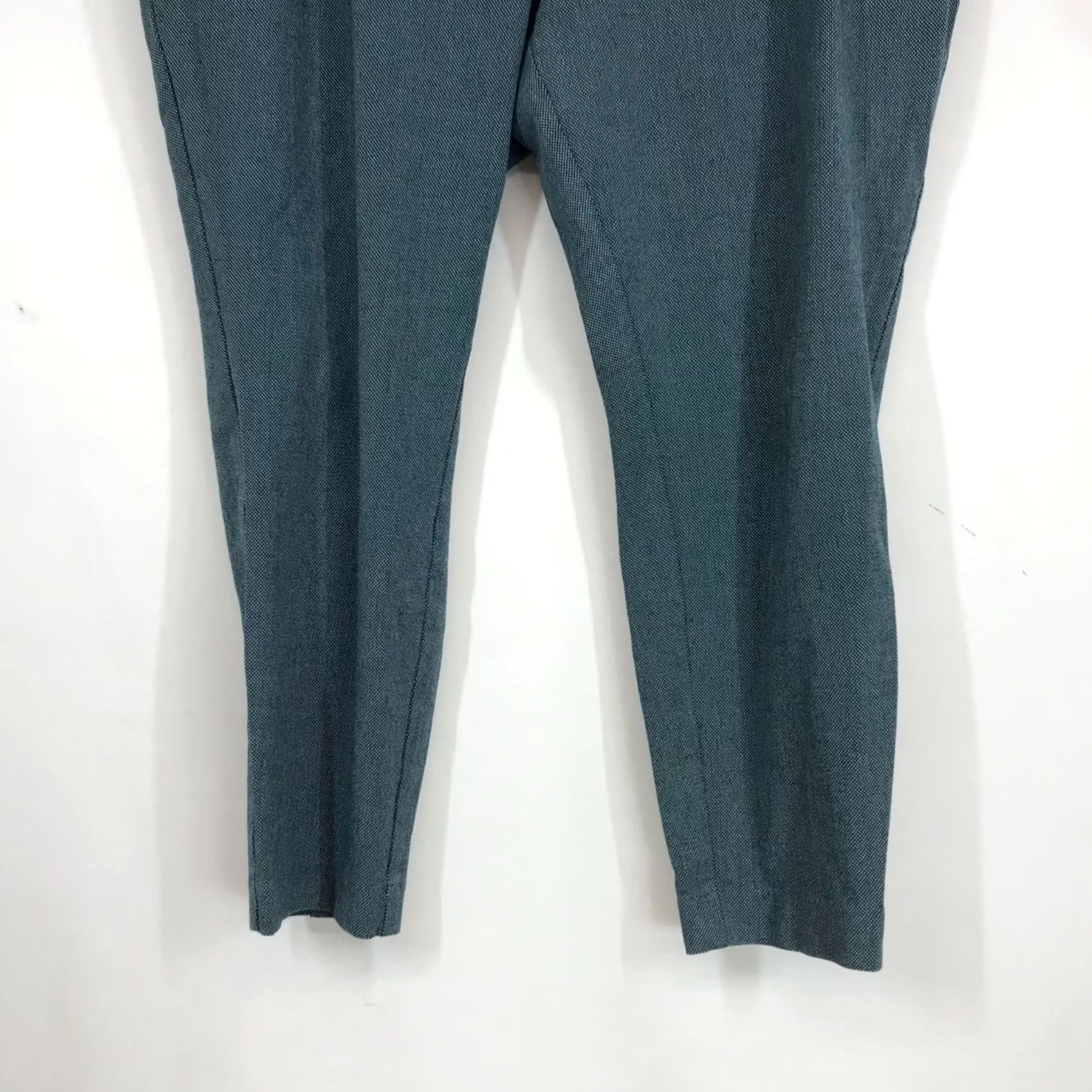 Loft LOFT PLUS WOMEN'S 18 BLUE SKINNY COTTON BLEND PANTS Size 40" / US 18 - 3 Thumbnail