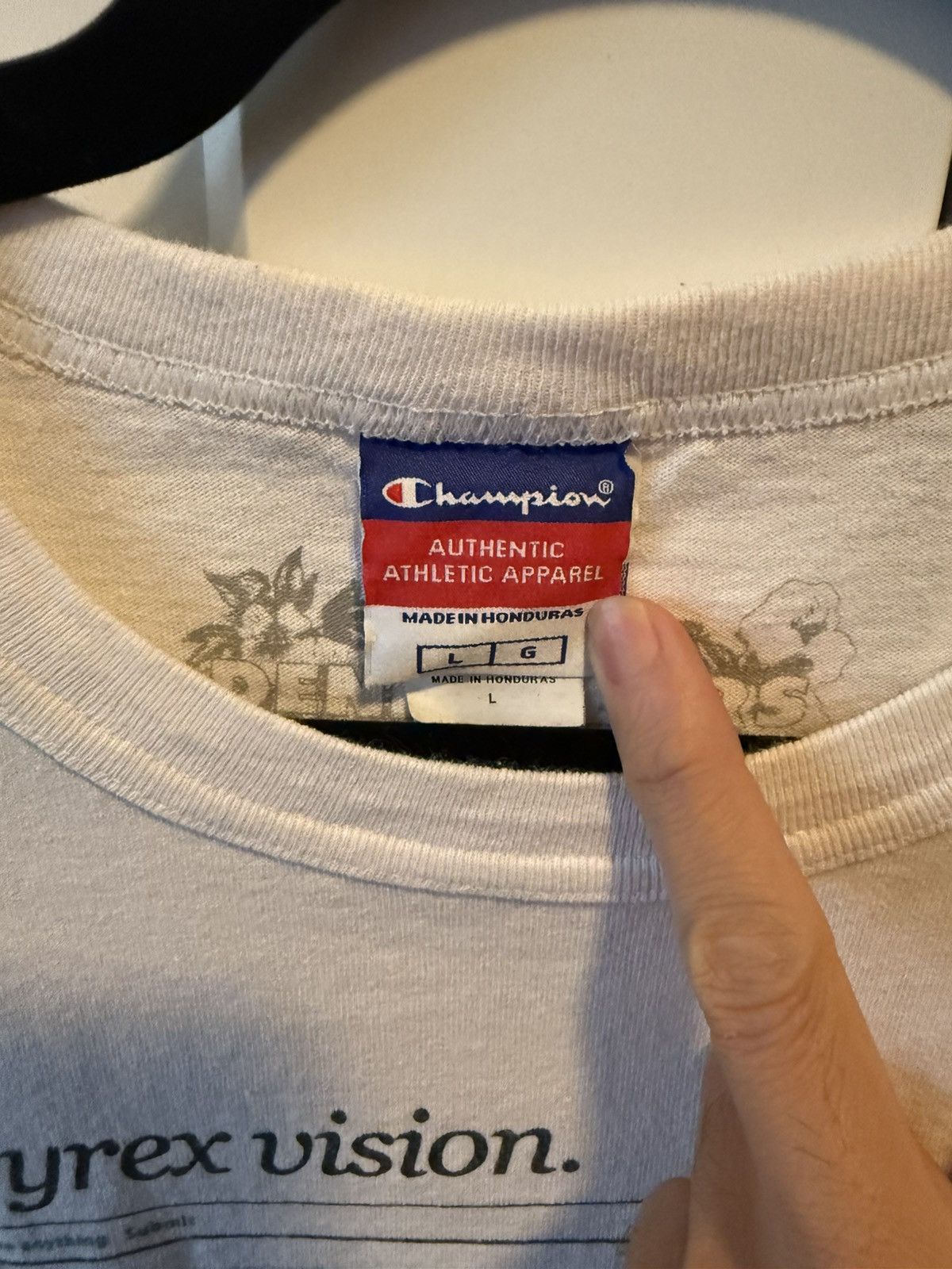 DENIM TEARS 2012 Denim Tears x Champion Virgil Abloh Pyrex Vision Size L Size US L / EU 52-54 / 3 - 2 Thumbnail