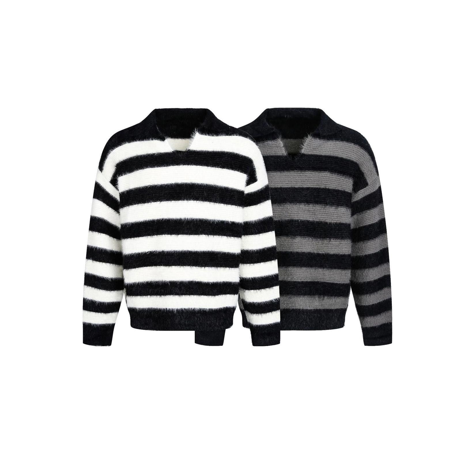 Vintage Stripe Needle-Knit Sweater | Relaxed Vintage Pullover Size US M / EU 48-50 / 2 - 5 Thumbnail