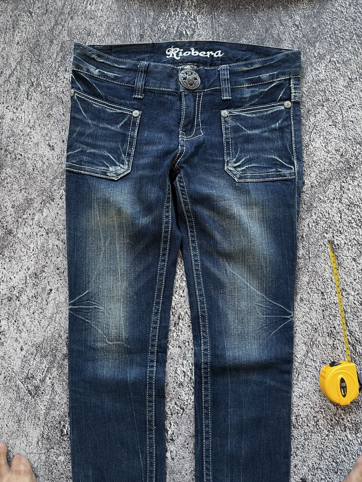 Japanese Brand Y2k Riobera poem ifsixwasnine slim jeans Size 30" / US 8 / IT 44 - 6 Thumbnail