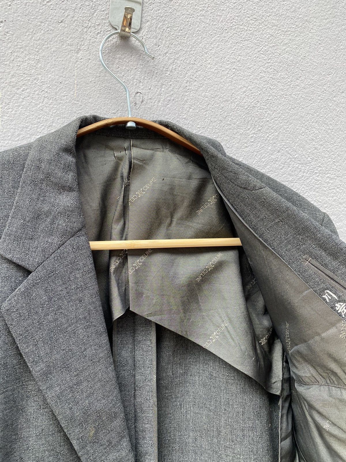 Celine 💥SUPER RARE💥 Vintage Late 50’s CELINE Monogram Blazer Size 36S - 13 Thumbnail