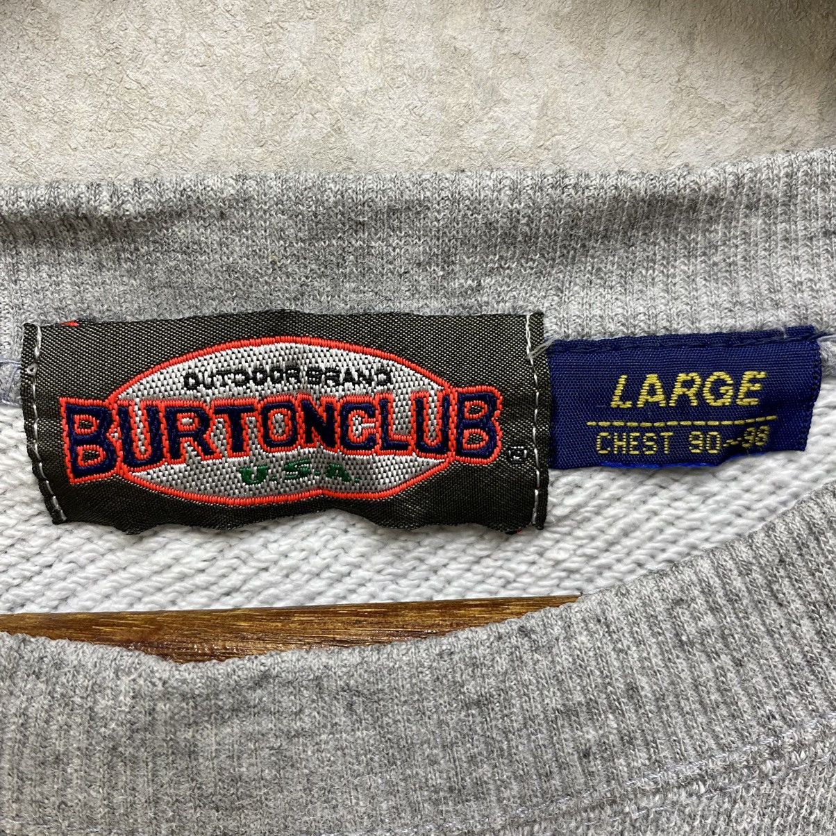 Burton Vintage Burton Club USA Sweatshirt 90s Grey Outdoor Brand Size US L / EU 52-54 / 3 - 9 Thumbnail