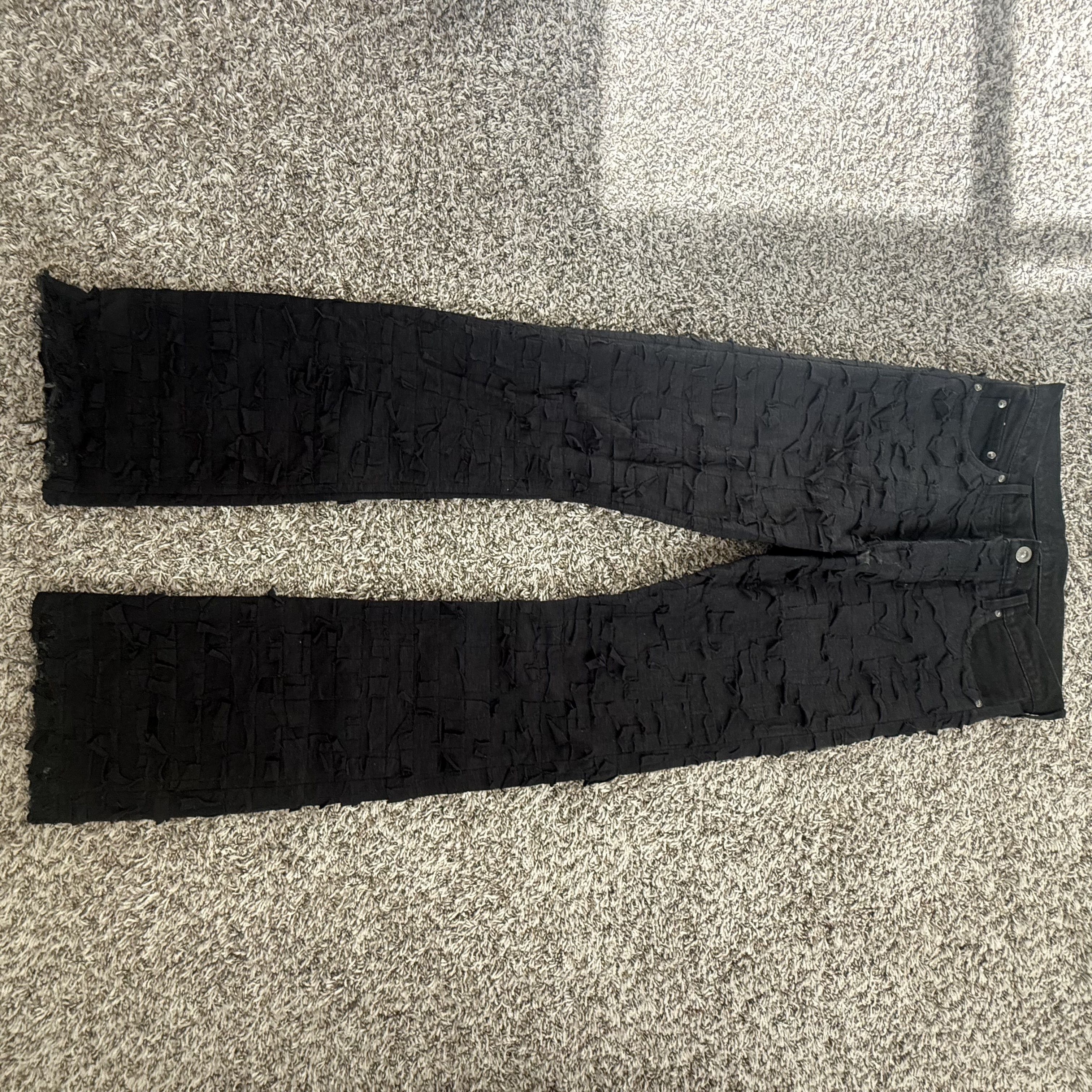 Paradoxe Paris DARK FLAYED SAIL JEANS Size US 32 / EU 48 - 4 Thumbnail