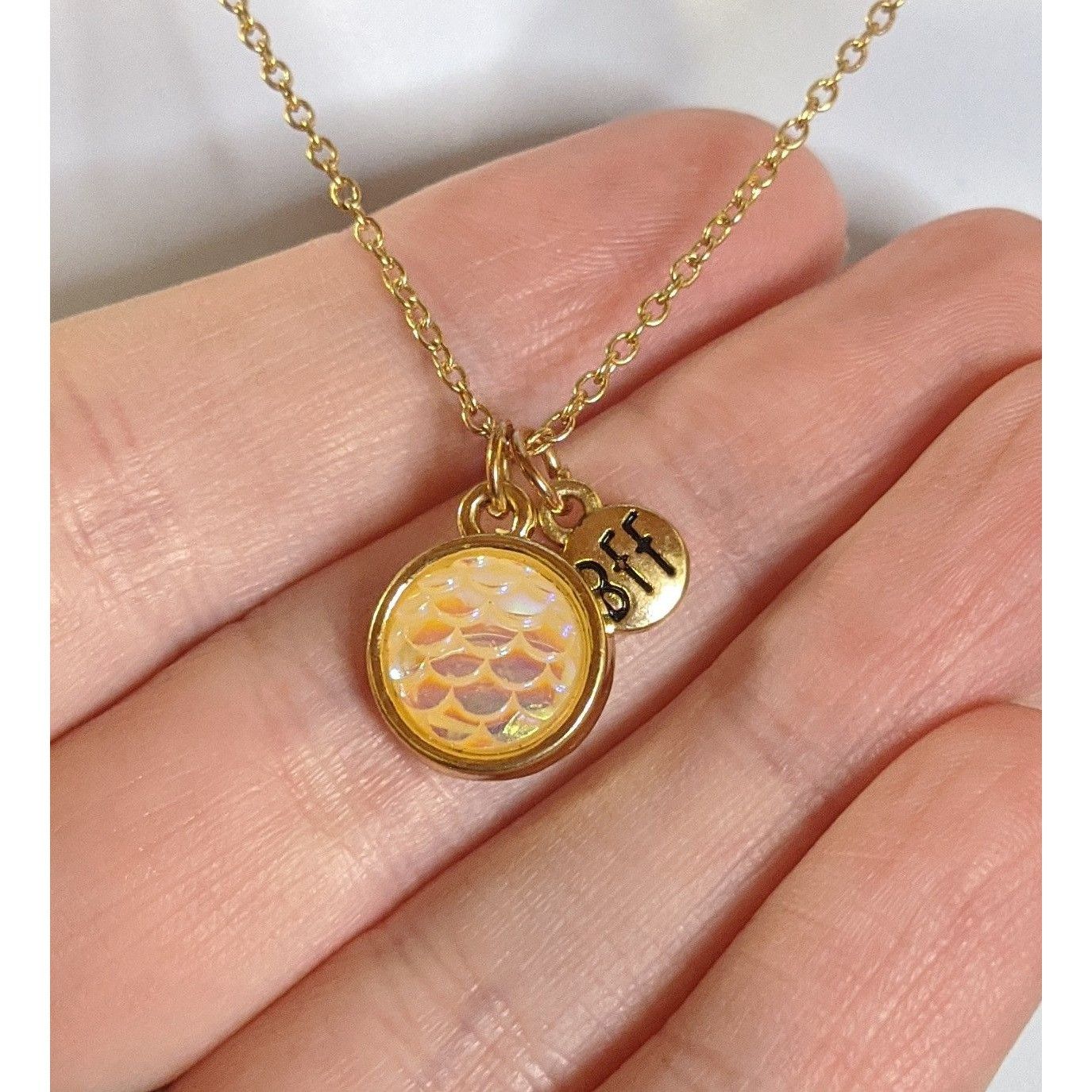 Other Whimsical Dragon Scale BFF Necklace Size ONE SIZE - 2 Thumbnail