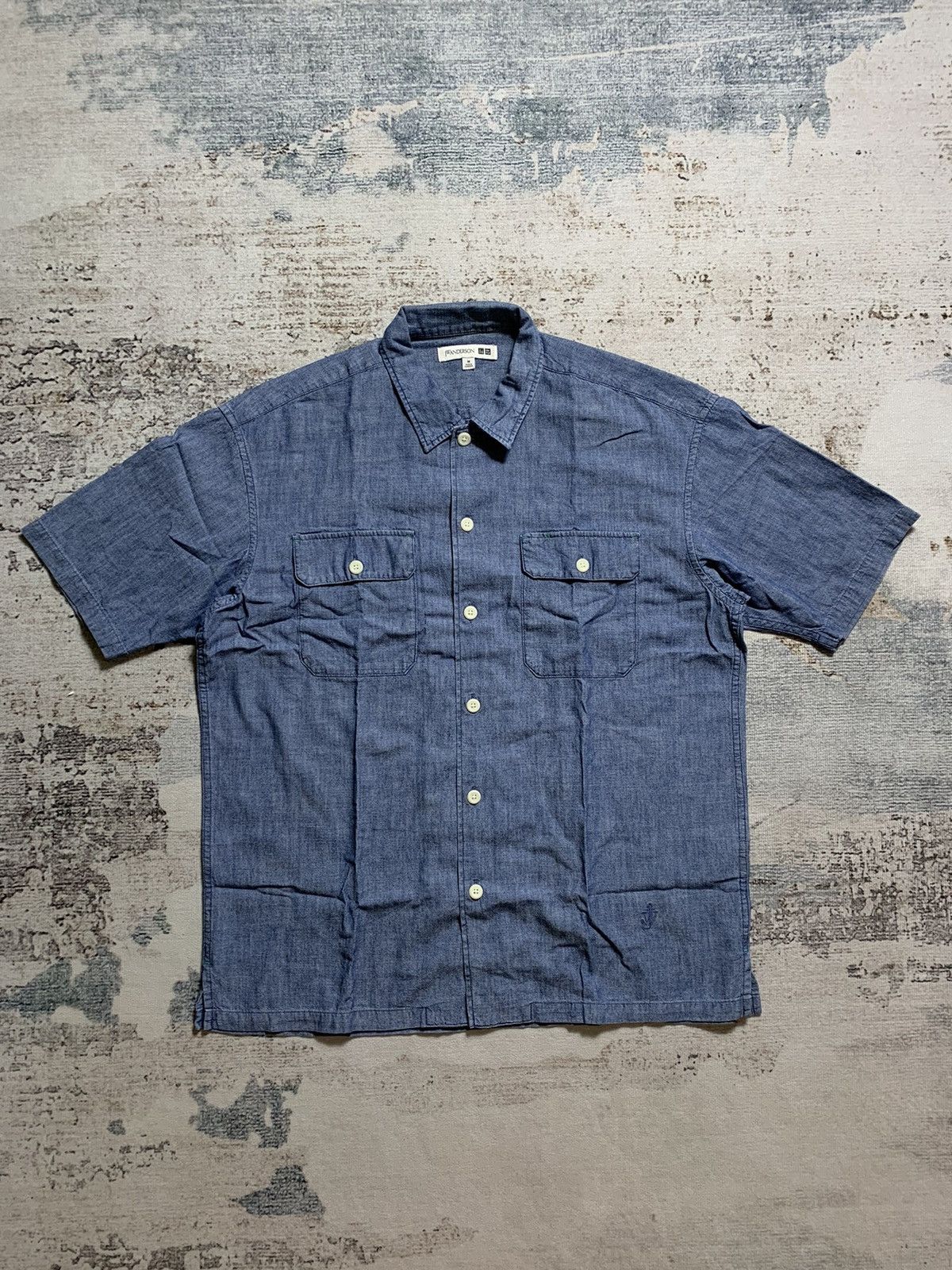 JW Anderson × Uniqlo JW Anderson Uniqlo SS21 Chambray Work Short Sleeve Shirt Size US M / EU 48-50 / 2 - 1 Thumbnail