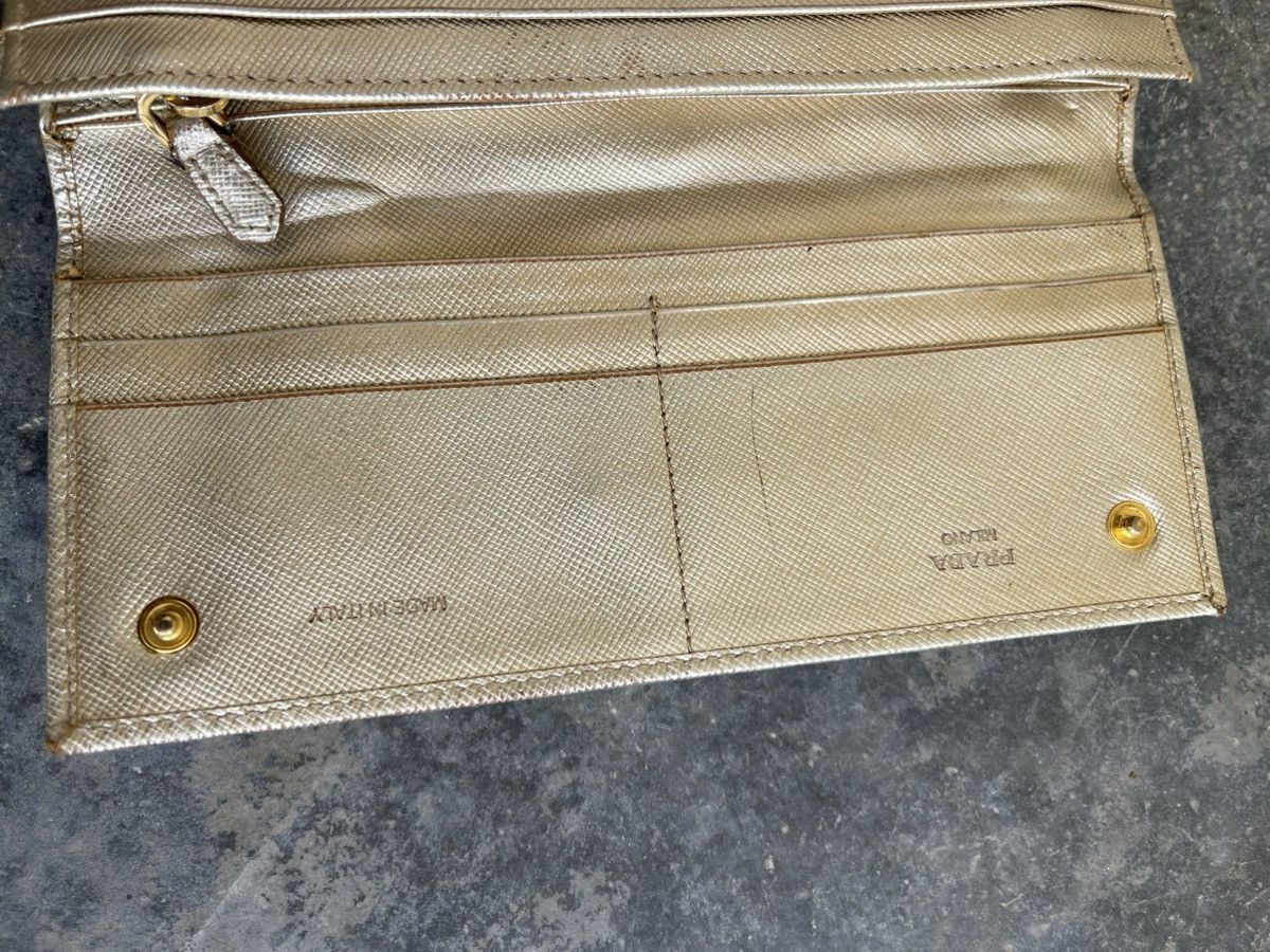 Prada × Vintage Prada multi slot long wallet Size ONE SIZE - 13 Thumbnail