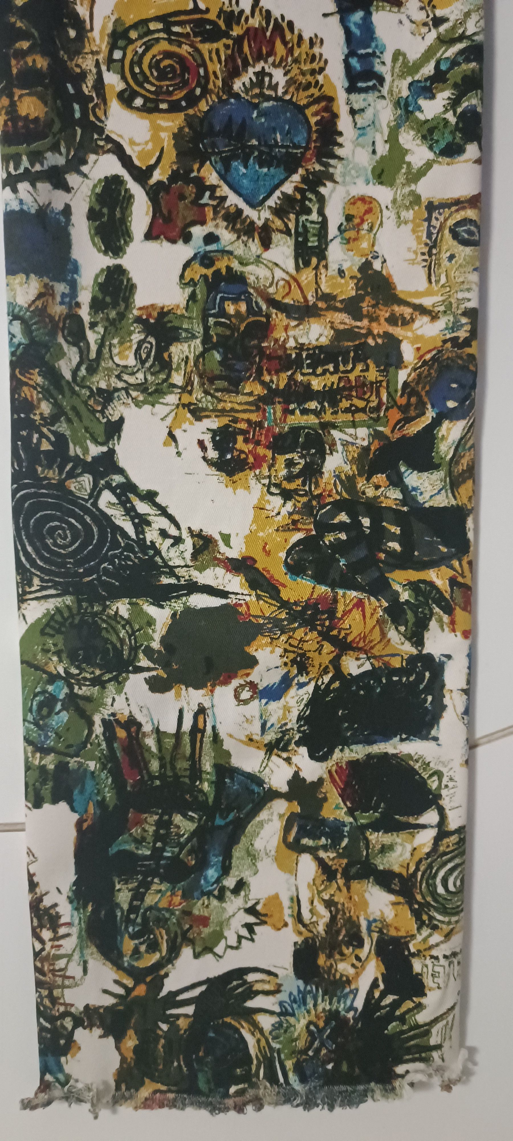 Jean Paul Gaultier 2000 - Basquiat graffiti pants Size 26" / US 2 / IT 38 - 14 Thumbnail