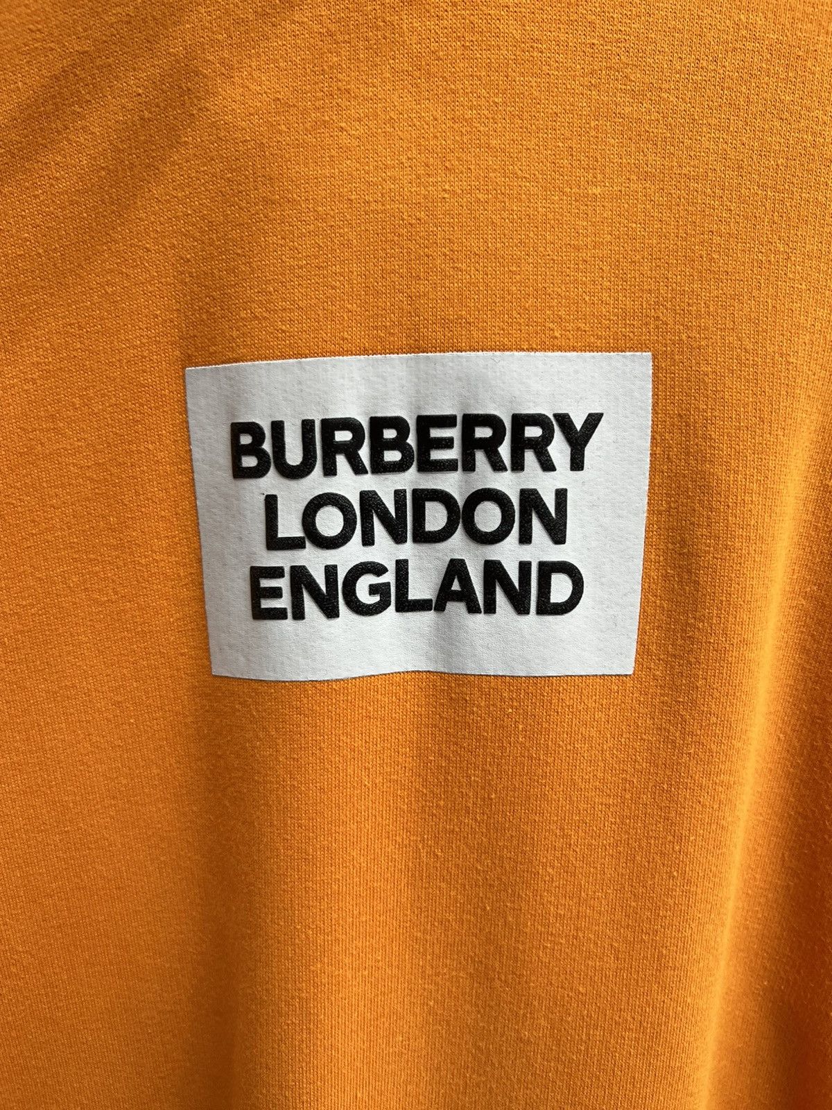 Burberry Burberry Orange Pullover Hoodie Size US XL / EU 56 / 4 - 3 Thumbnail