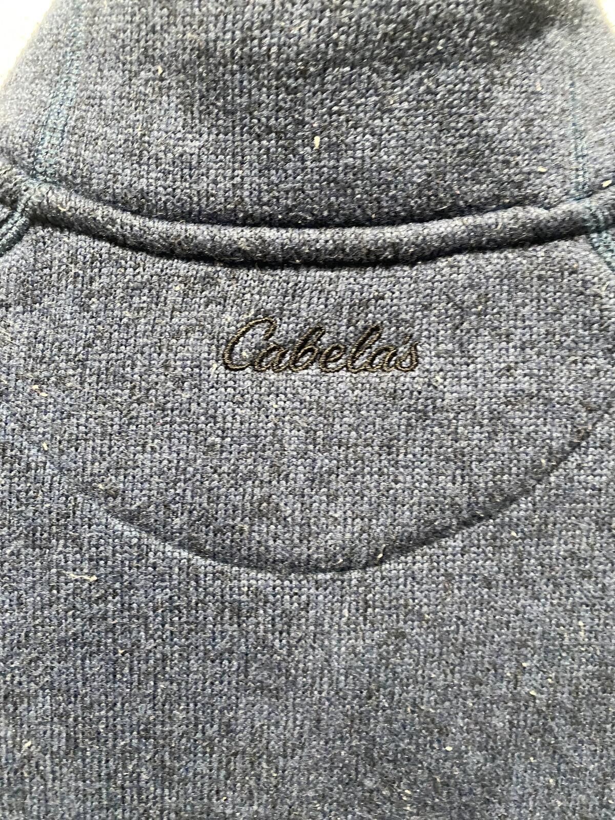 Cabelas Cabela's Navy Blue Fleece Pullover Half-Zip Jacket Size US XL / EU 56 / 4 - 6 Thumbnail