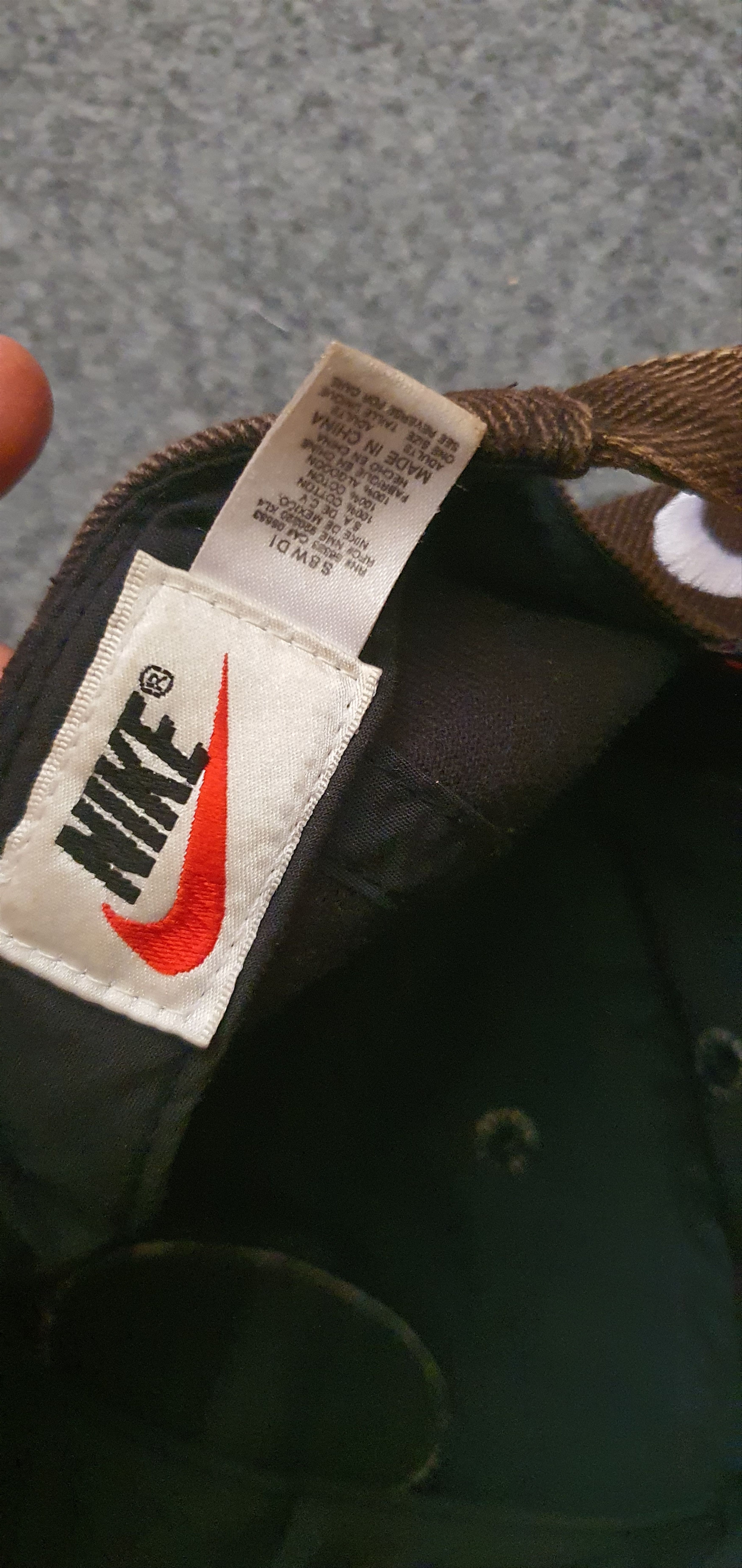 Other NIKE AIR MAX 90S VELVET CAP double swoosh brown cap Size ONE SIZE - 2 Thumbnail