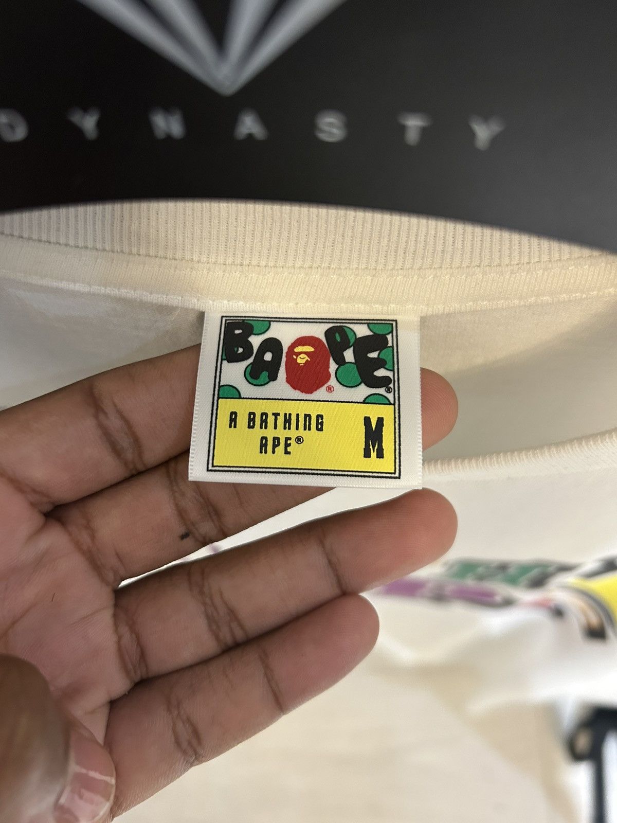 Bape A BATHING APE VARSITY FONT TEE Size US M / EU 48-50 / 2 - 3 Thumbnail