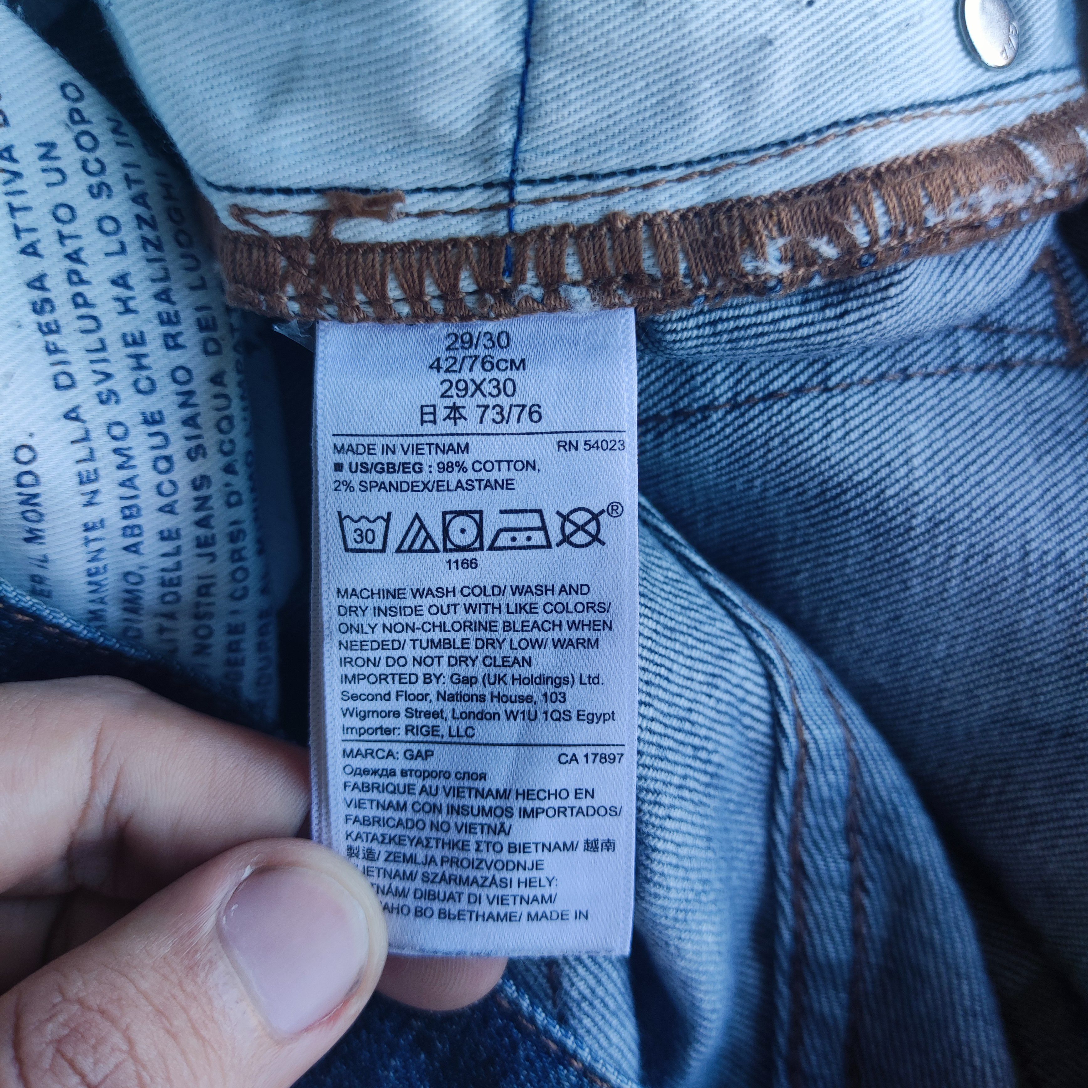 Gap Vintage GAP Brand Skinny Jeans Ripped Pants Size US 31 - 8 Thumbnail
