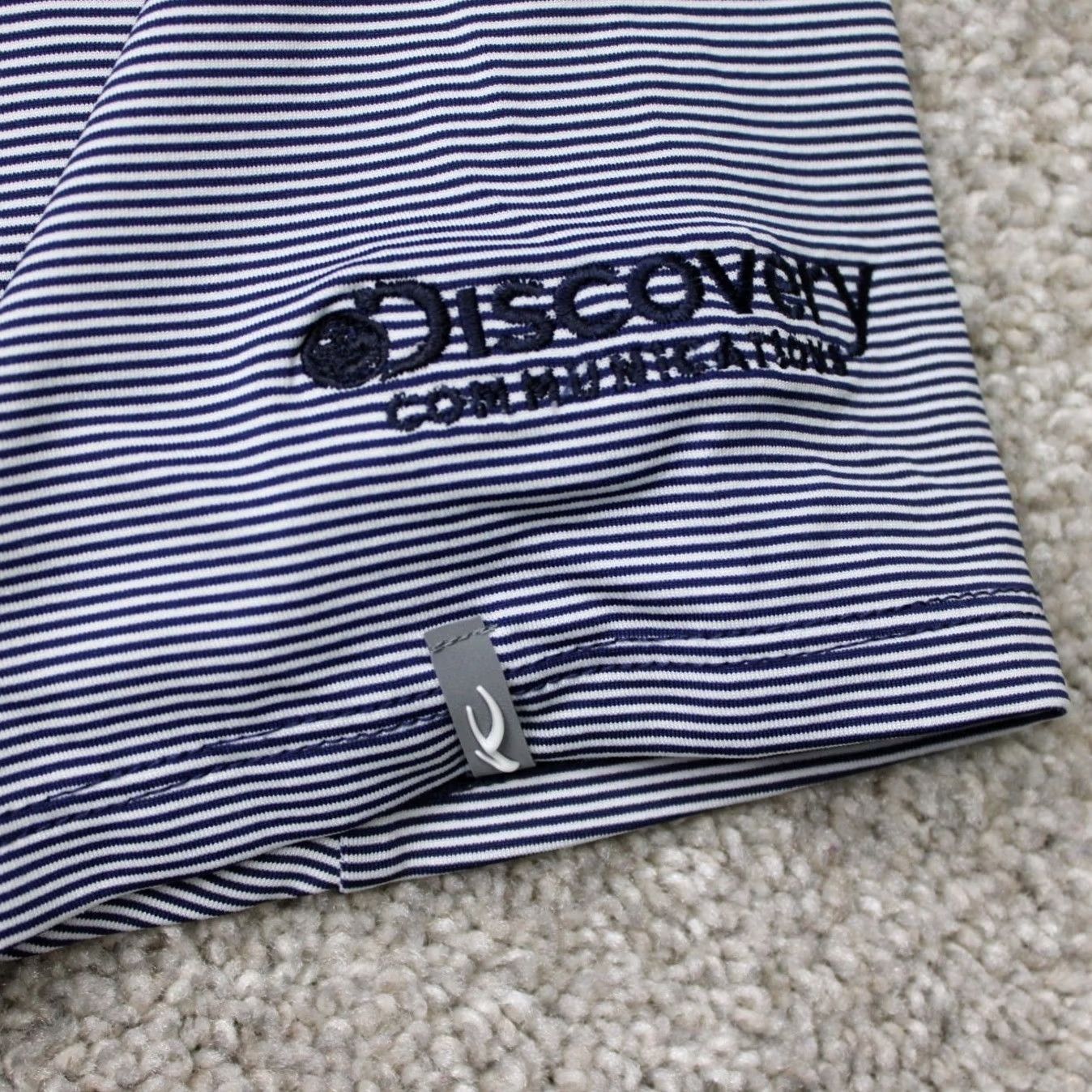 KJUS Kjus Shirt Men 54 XL Blue/White Soren Stripe Polo Stretch Short Sleeve Pullover Polo Shirt Size US XL / EU 56 / 4 - 5 Thumbnail