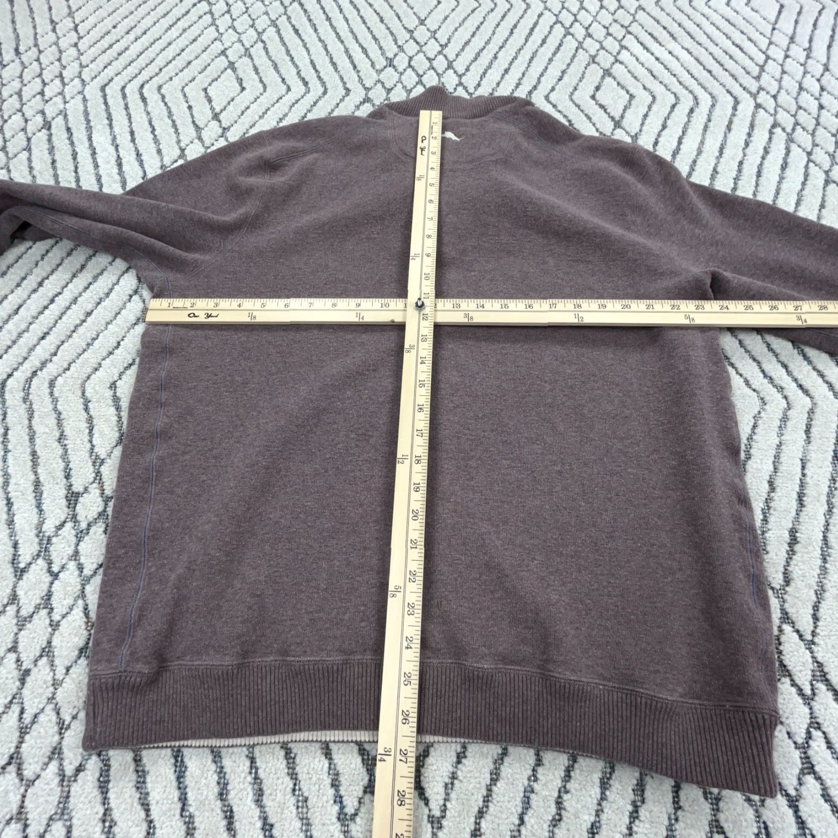 Tommy Bahama Tommy Bahama Sweater Men XL Purple Gray Sweatshirt Pull Over Reversible 1/4 Zip Size US XL / EU 56 / 4 - 7 Thumbnail