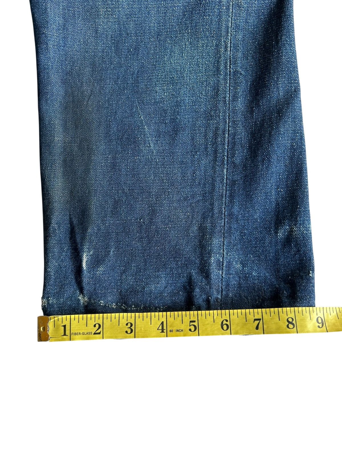 Kapital Vintage Blue Blue Hr Market Selvedge Distressed denim jeans Size US 30 / EU 46 - 23 Thumbnail