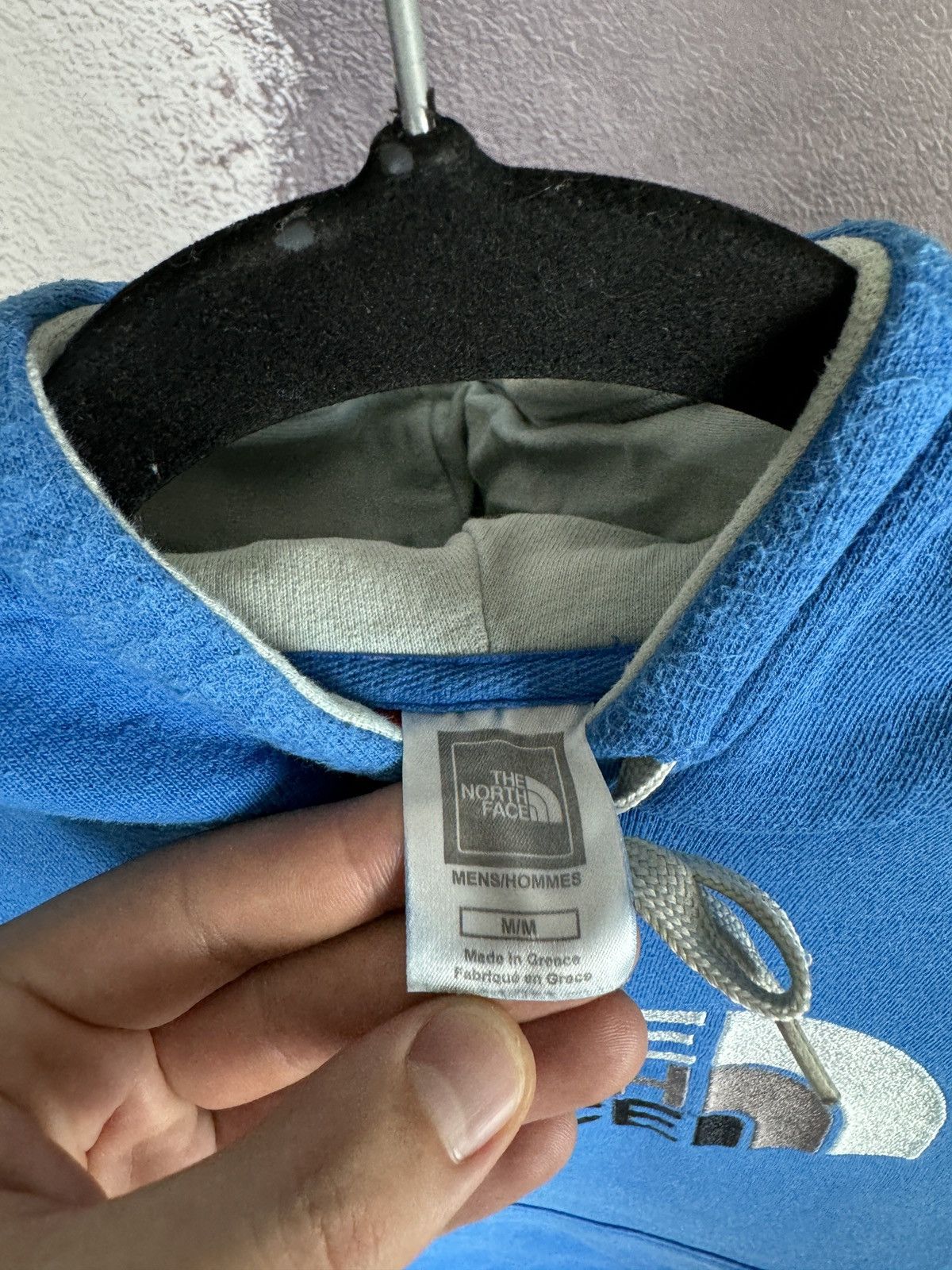 The North Face The North Face vintage big embroidered logo blue hoodie Size US M / EU 48-50 / 2 - 8 Thumbnail