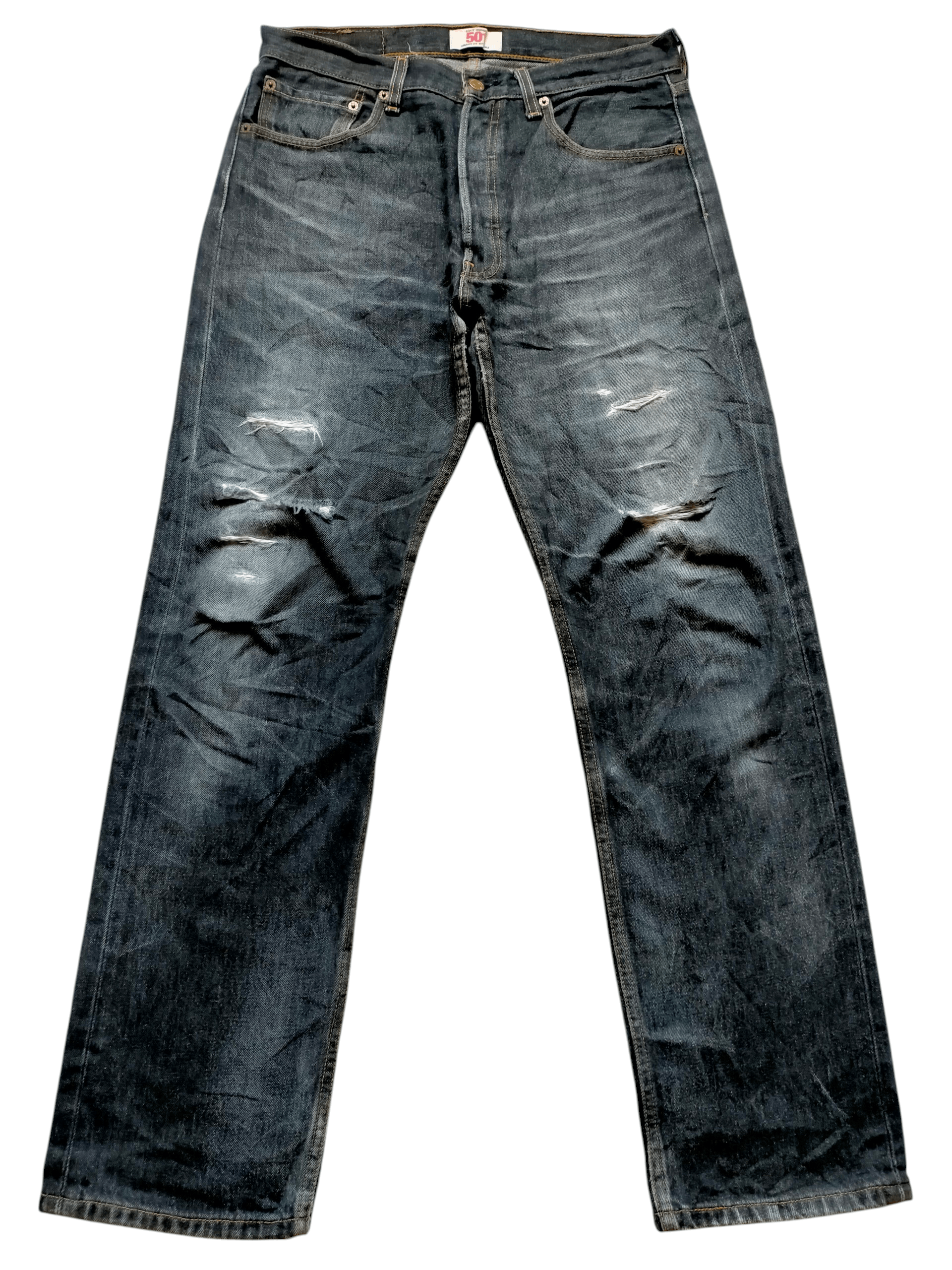 Levi's Vintage Clothing Vintage Levis 501 Black Jeans Size US 32 / EU 48 - 2 Thumbnail
