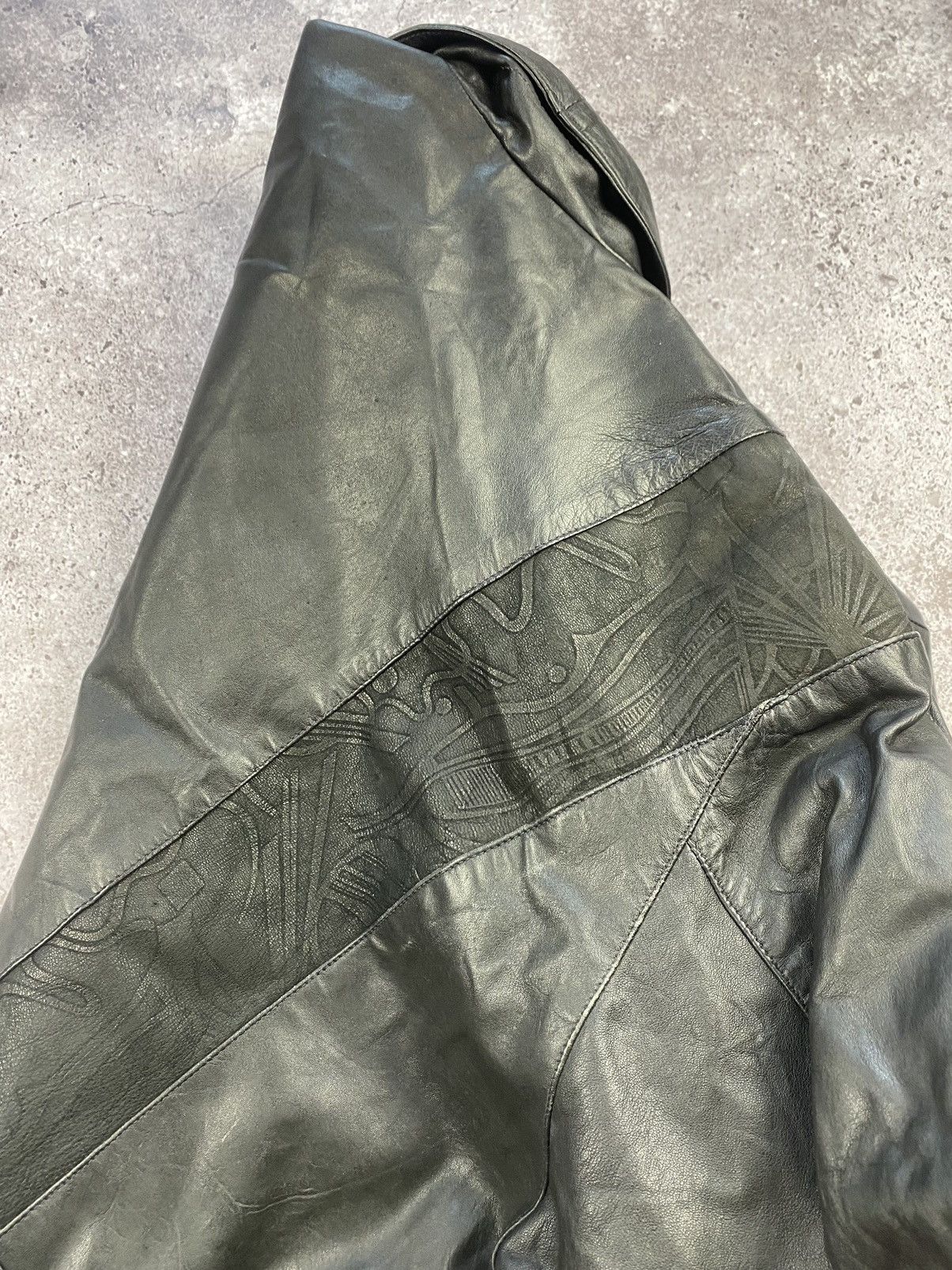 Genuine Leather × Vintage Vintage Bomber Leather Brown Jacket Avirex Schott 70-80s Size US L / EU 52-54 / 3 - 4 Thumbnail