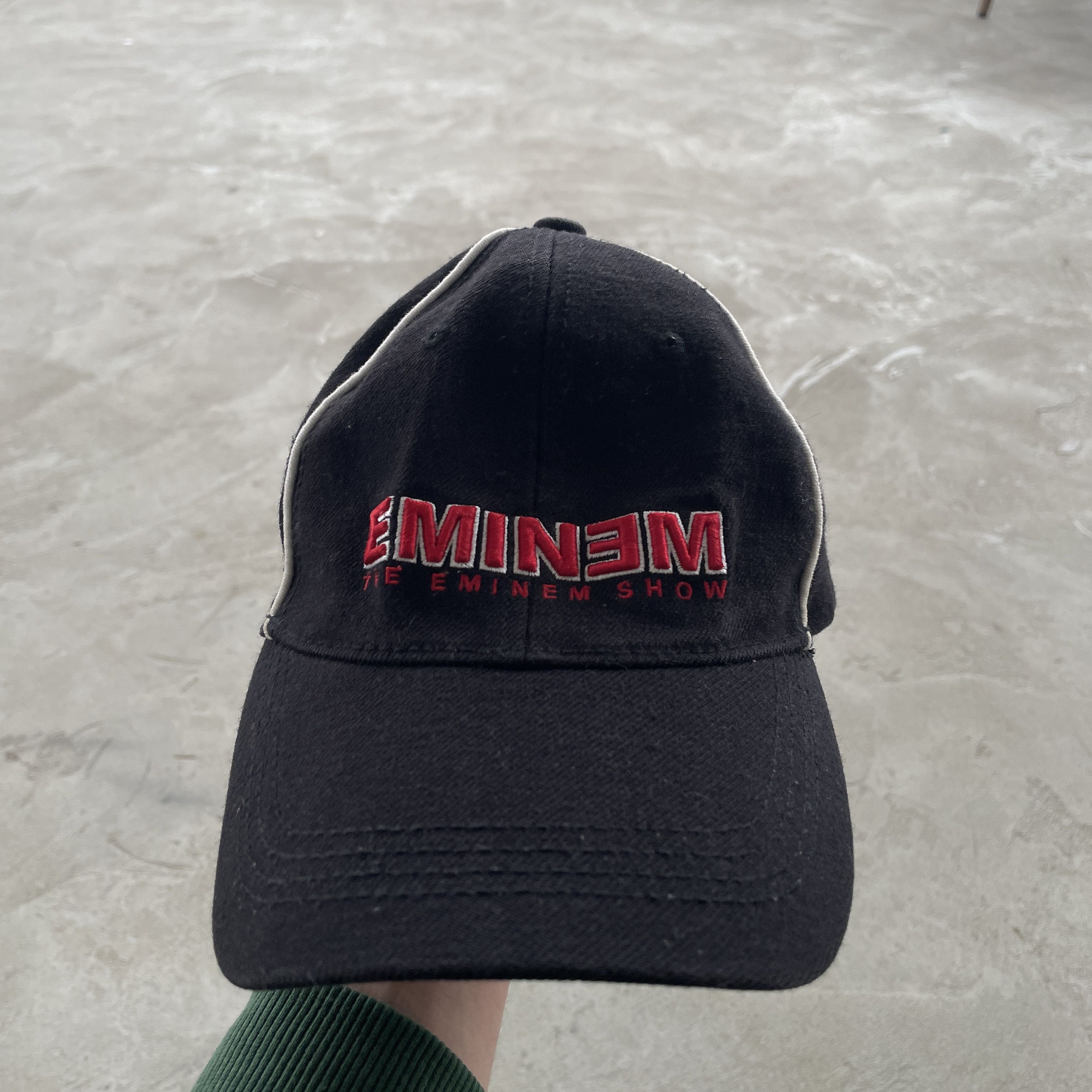 Eminem Vintage Eminem The Show Hat Promo Rap Merch Cap Black Red Size ONE SIZE - 2 Thumbnail