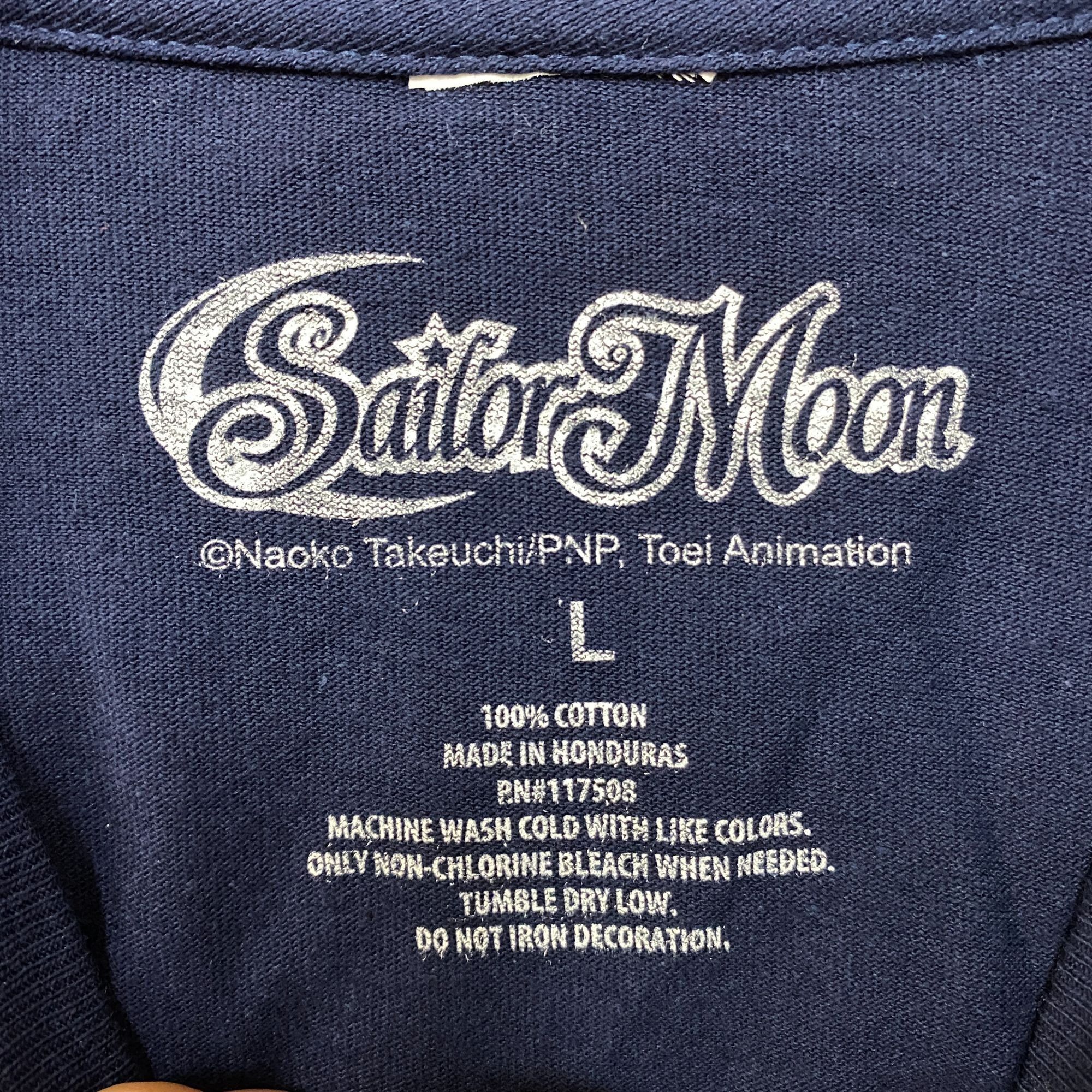 Anime Sailor Moon Sailor Scouts Anime Series Blue T-Shirt Large Size US L / EU 52-54 / 3 - 4 Thumbnail