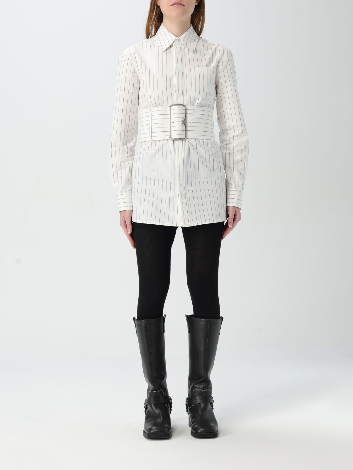 Burberry Burberry Shirt Woman Beige Size XS / US 0-2 / IT 36-38 - 1 Thumbnail