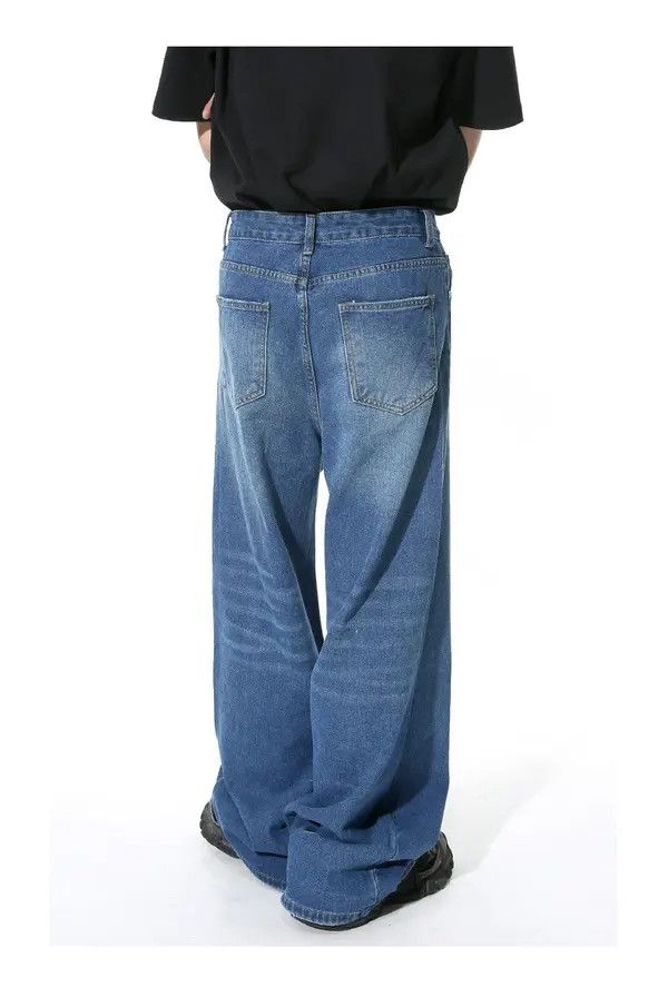Japanese Brand Mayuko x Rumi American simple straight loose casual jeans Size US 32 / EU 48 - 4 Thumbnail