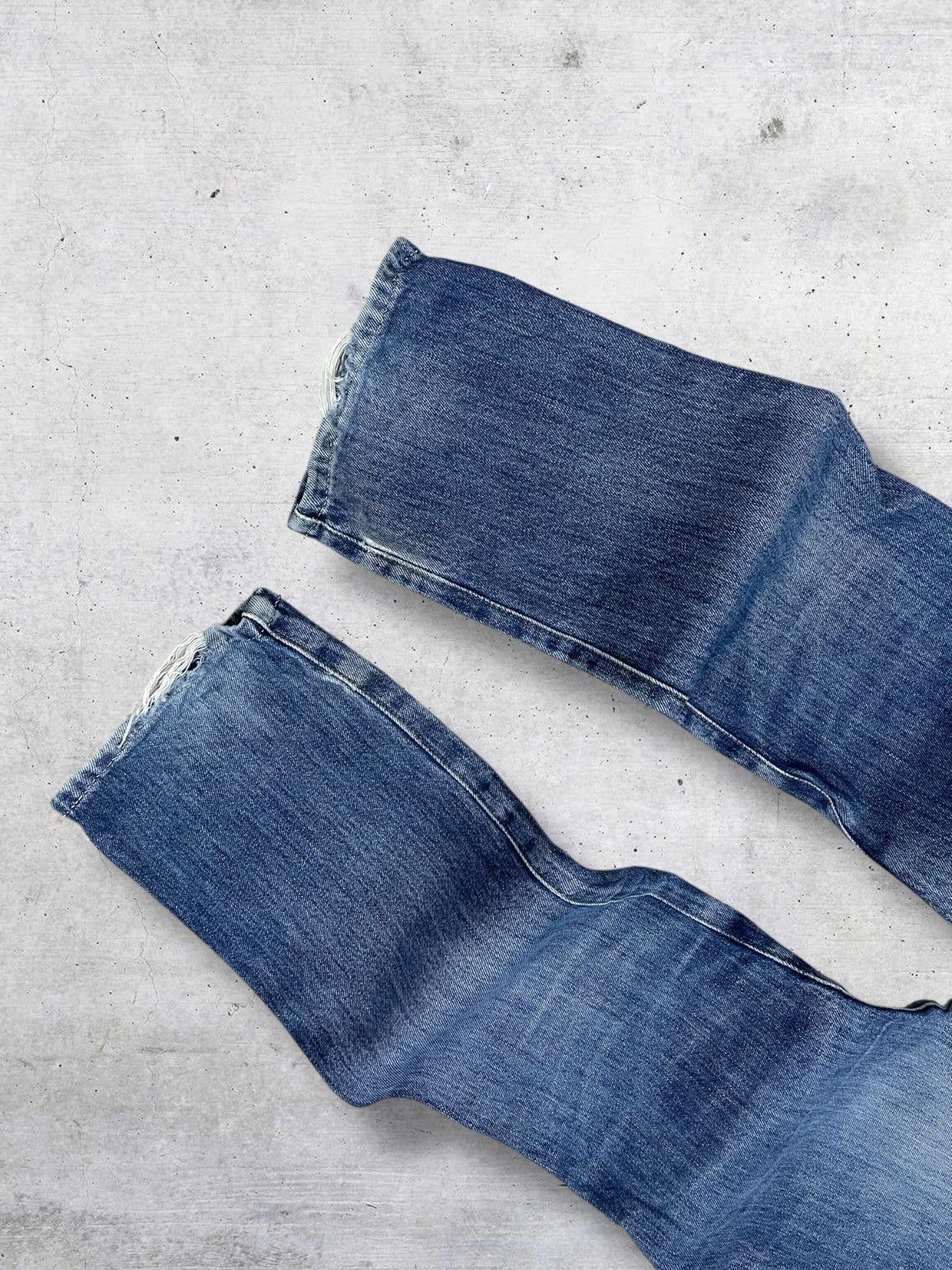 Levi's Vintage Clothing VINTAGE 501 LEVIS USA DESIGNER 90S DISTRESSED INDIGO DENIM Size US 31 - 12 Thumbnail