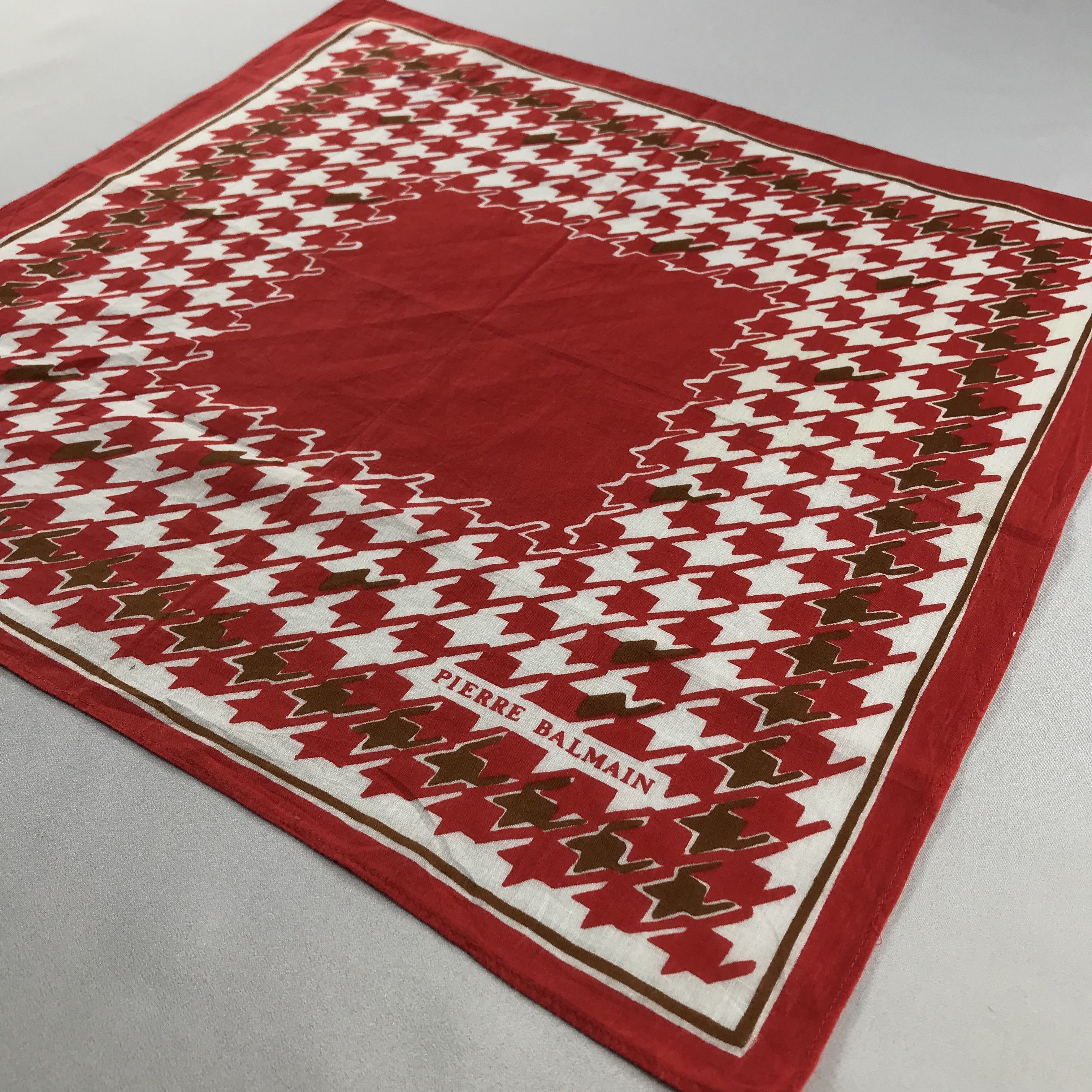Pierre Balmain Pierre Balmain Handkerchief / Bandana / Neckerchief C669 Size ONE SIZE - 4 Thumbnail