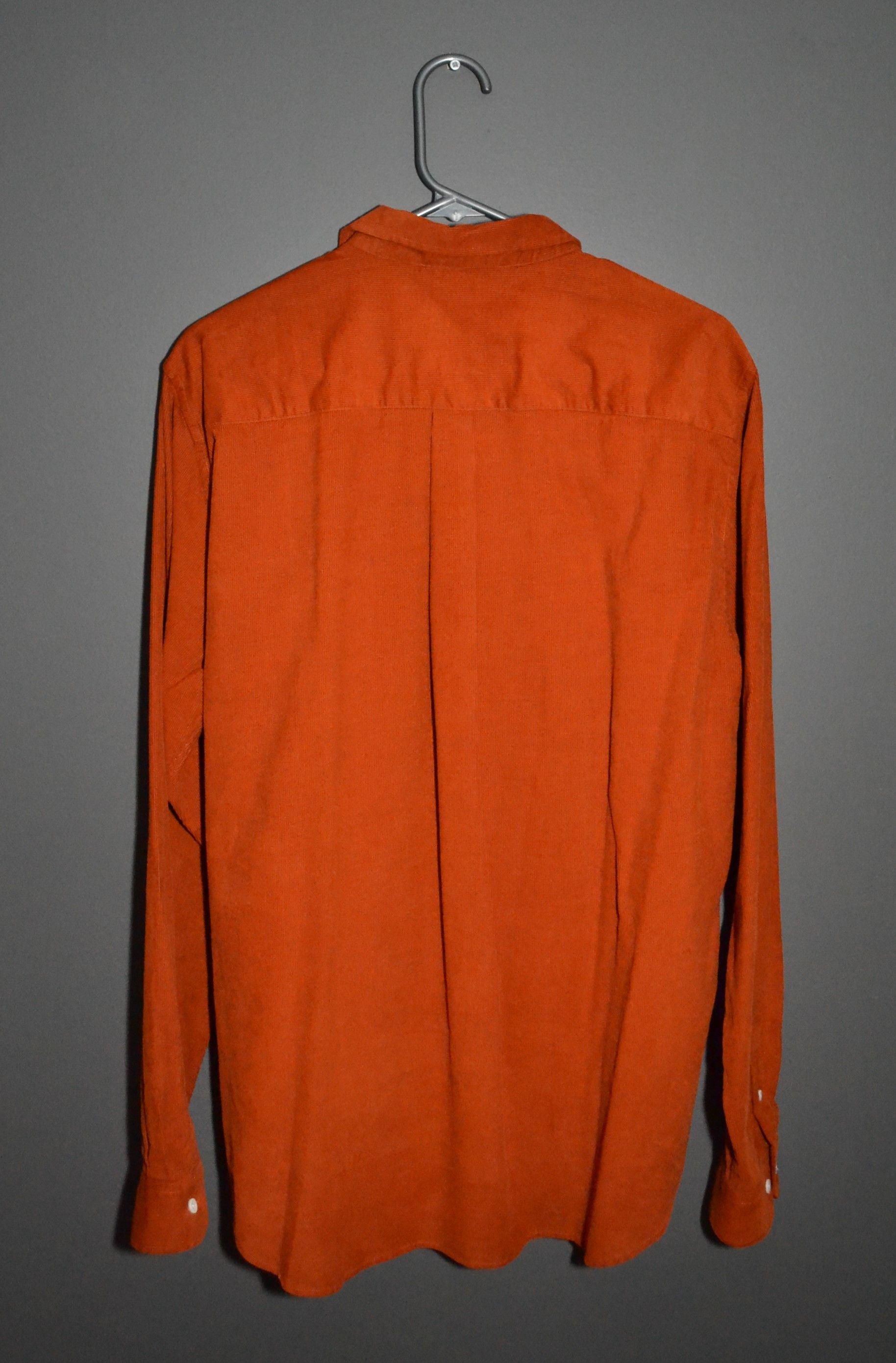 Norse Projects Norse Projects Osvald Corduroy Cadmium Orange Shirt XL Size US XL / EU 56 / 4 - 11 Thumbnail