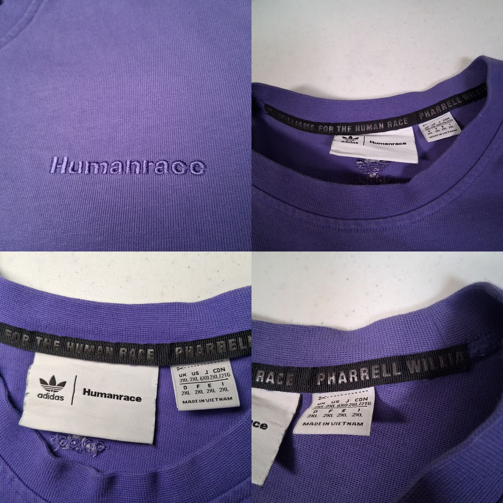 Adidas Adidas Shirt 2XL Women Purple Crochet? Size XXL / US 16-18 / IT 52-54 - 8 Thumbnail