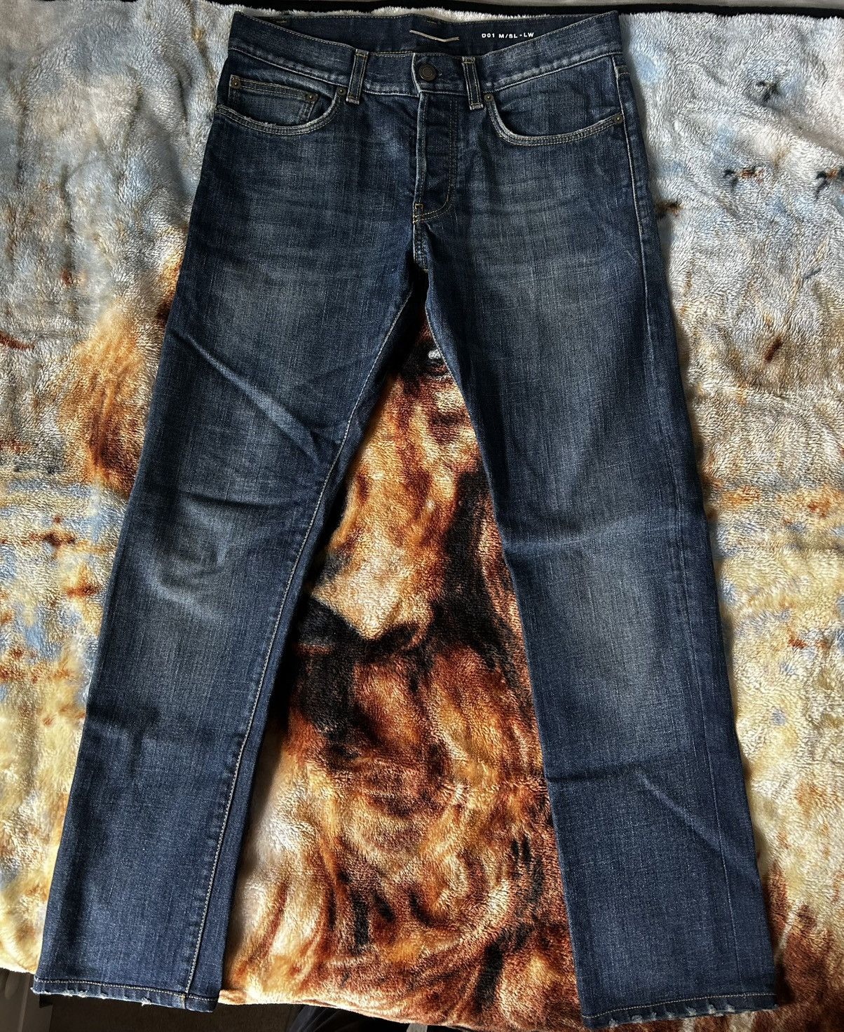 Saint Laurent Paris × Yves Saint Laurent YSL D01 M/SL-LW Size US 30 / EU 46 - 1 Thumbnail