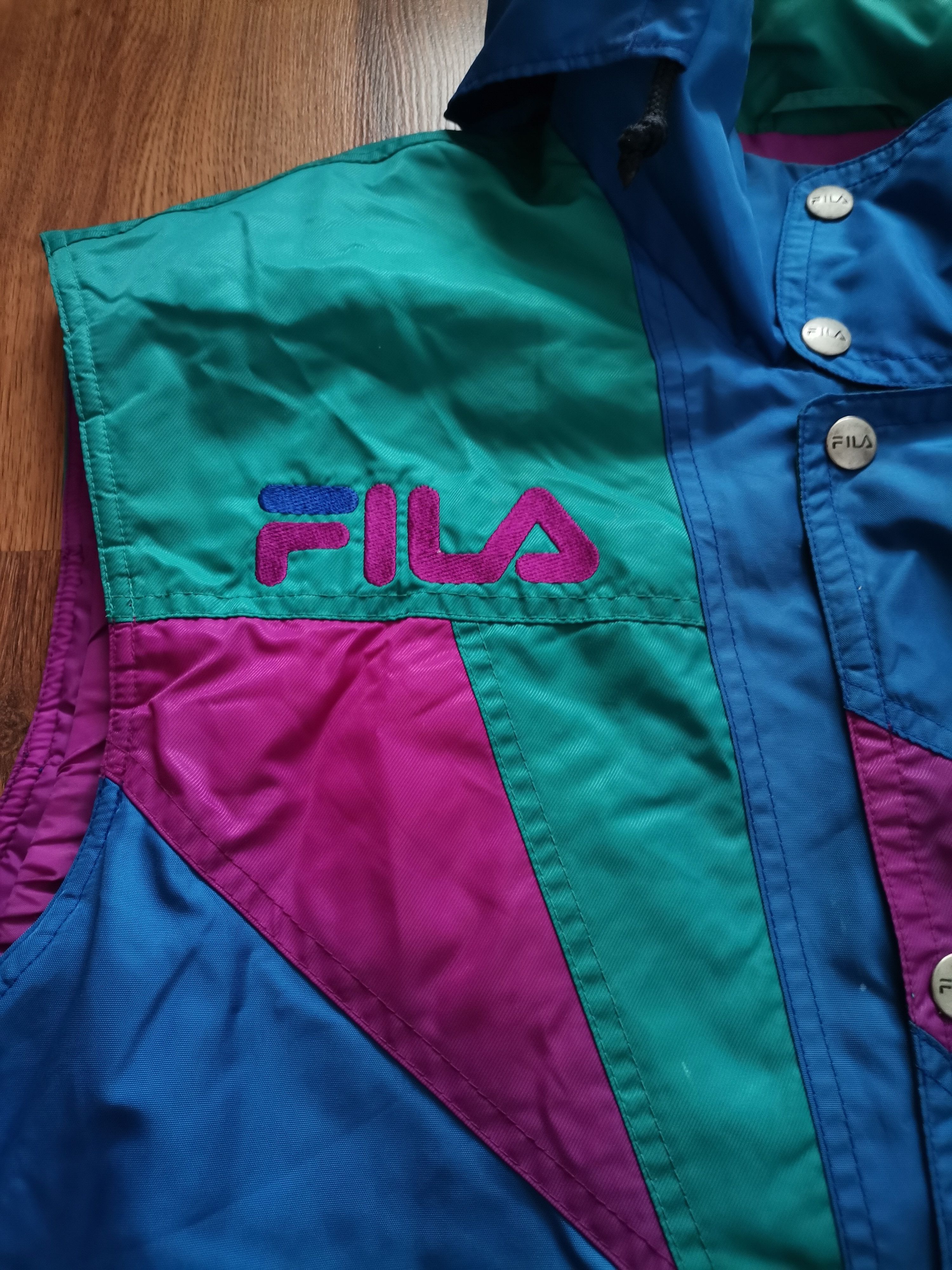 Fila Vintage Fila Vest Size US XL / EU 56 / 4 - 2 Thumbnail