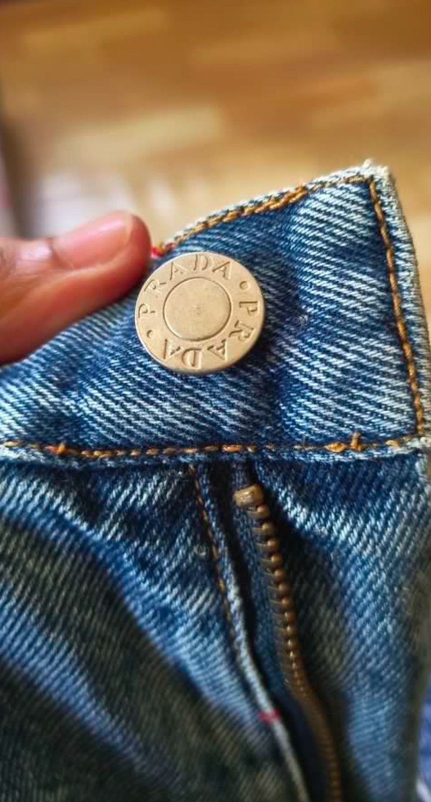Prada Authentic Prada Luna Rossa Challenge Denim Jeans Size US 30 / EU 46 - 2 Thumbnail