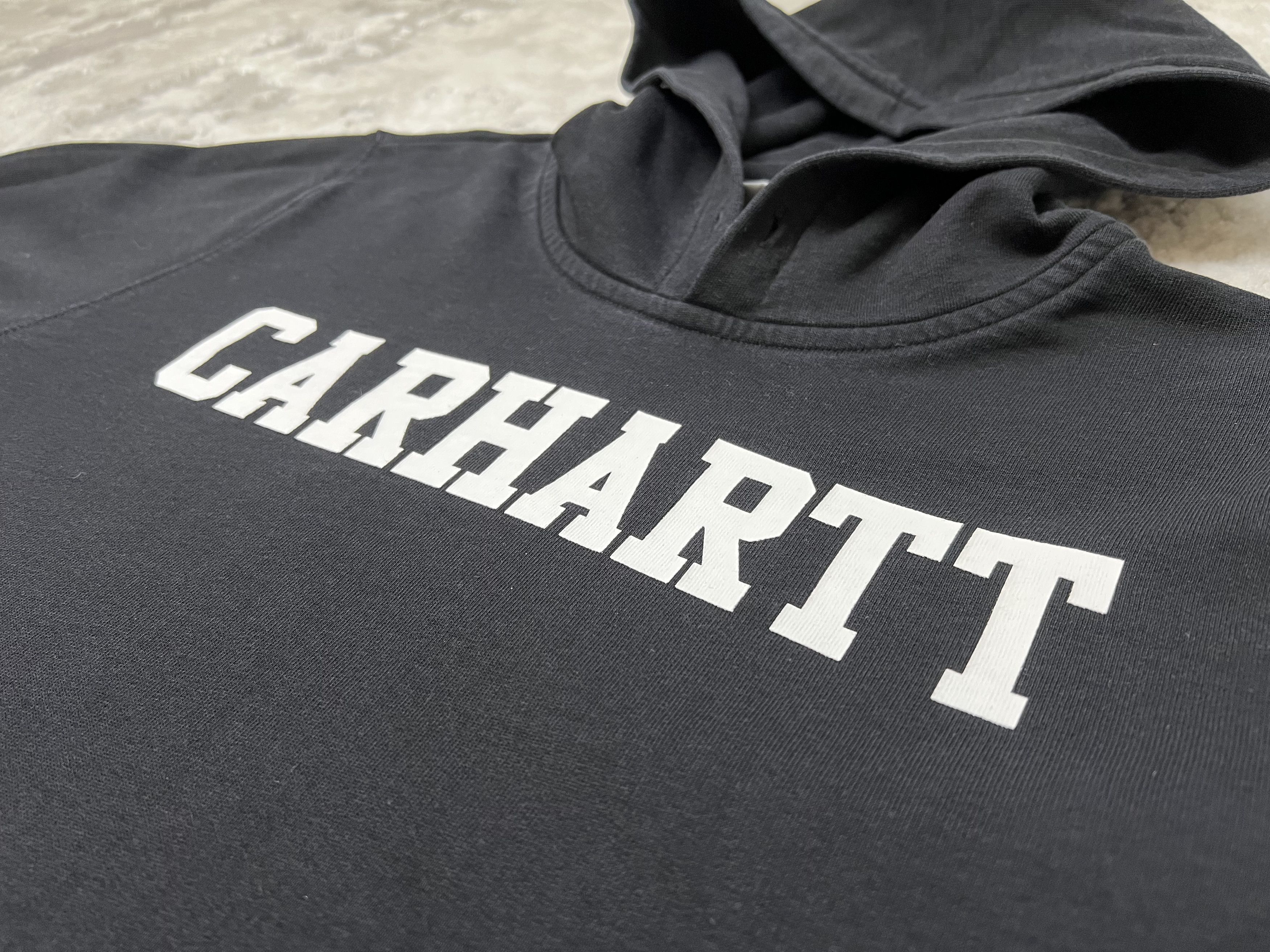 Carhartt Wip Carhartt Wip Black Hooded College Sweatshirt Men S Size US S / EU 44-46 / 1 - 6 Thumbnail