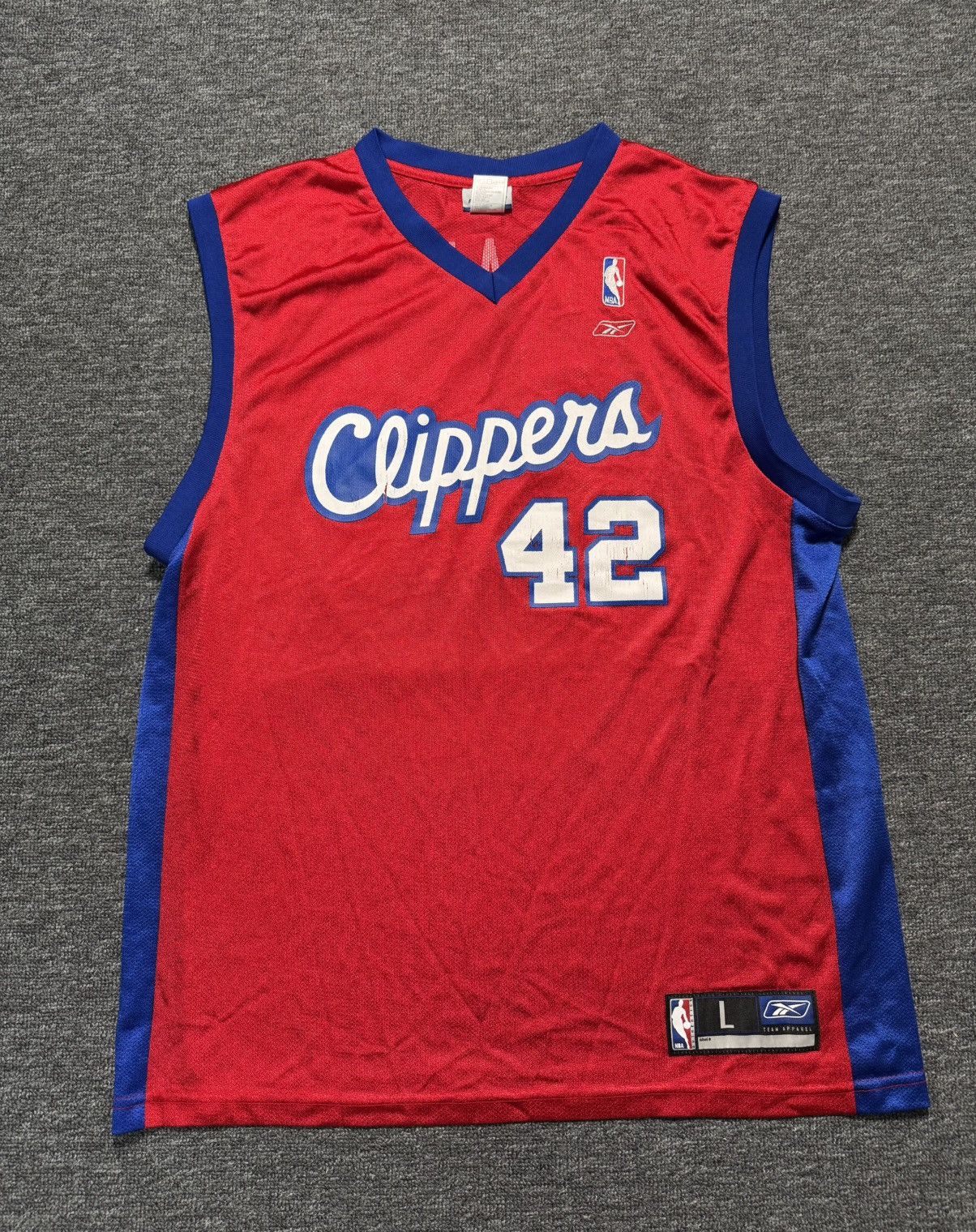 Reebok Reebok Los Angeles Clippers Elton Brand #42 NBA Jersey L Size US L / EU 52-54 / 3 - 1 Thumbnail