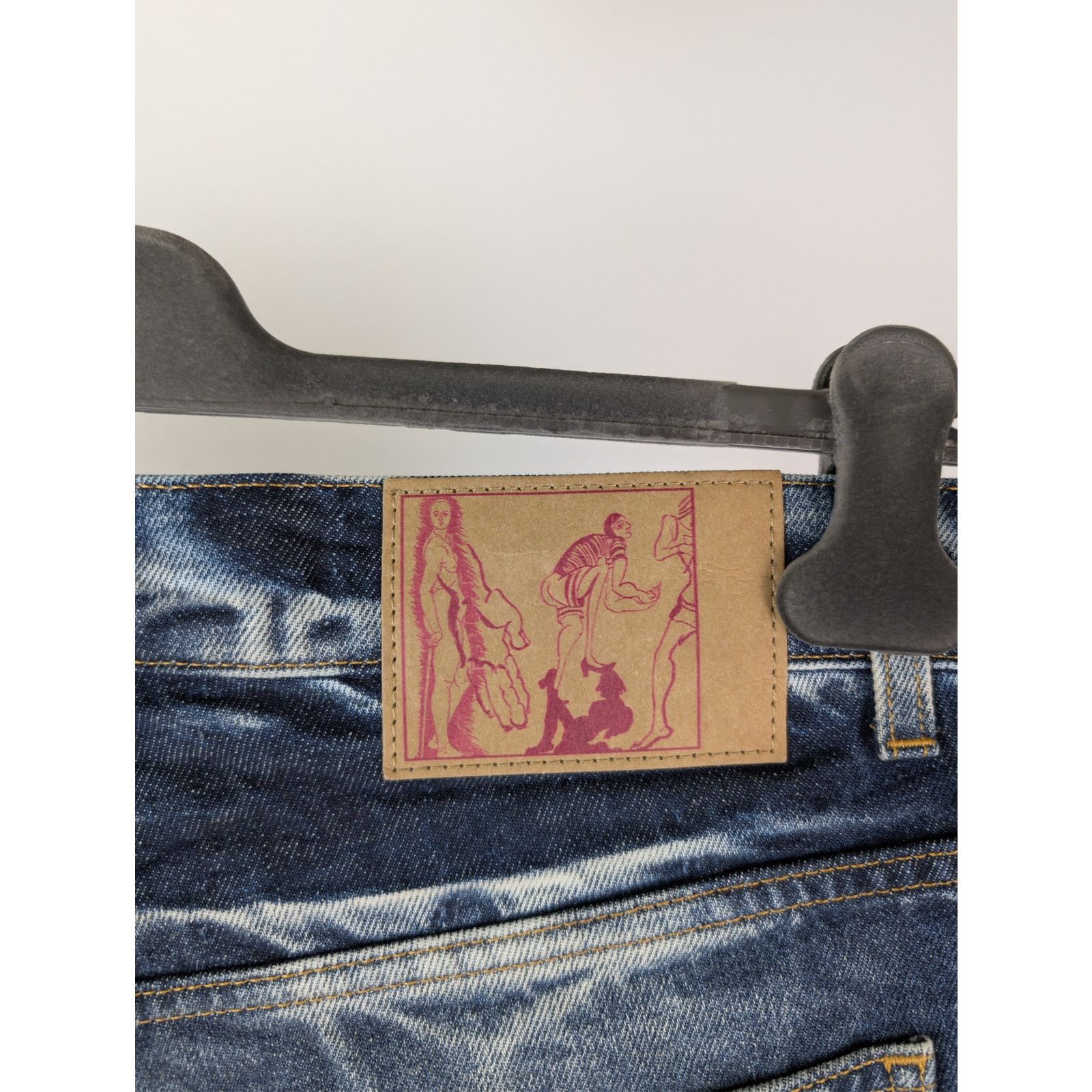 Martine Rose o1rshd1 Zip Denim Jean Short in Blue Acid Size US 32 / EU 48 - 14 Thumbnail