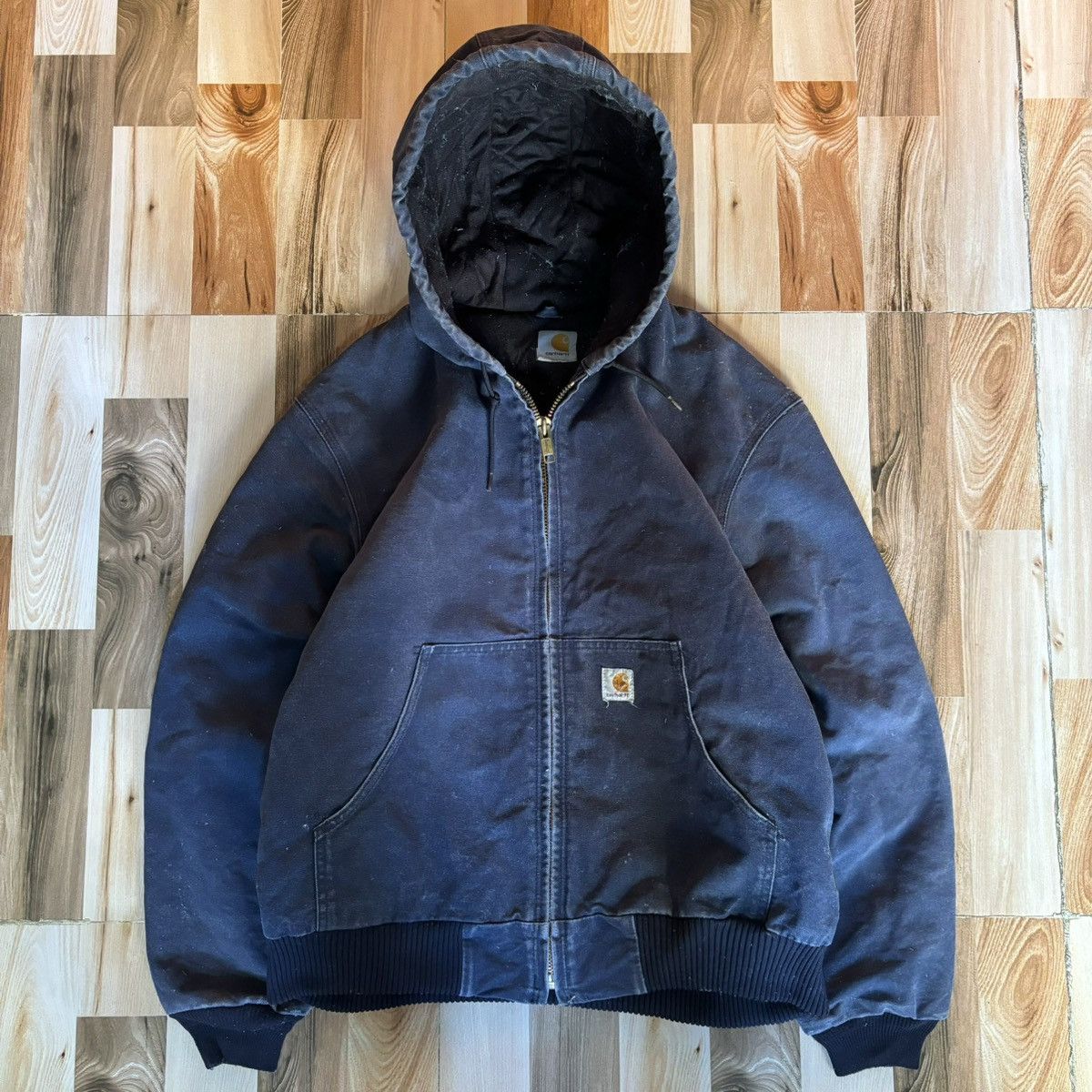 Carhartt Vintage Faded Hooded Jacket | Grailed