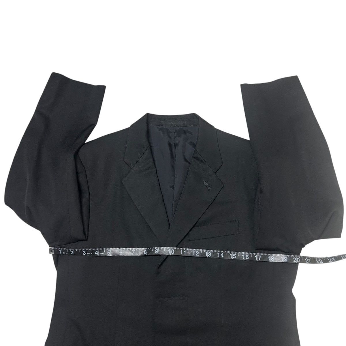 Issey Miyake 713 ISSEY MIYAKE MEN set up suit Black S wool cupro Size 40R - 10 Thumbnail