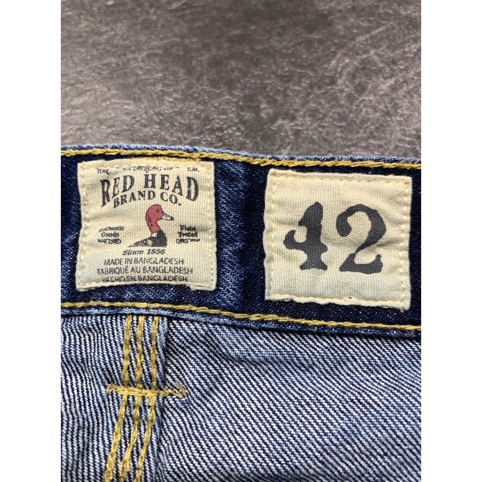 Denime RedHead Men Denim Carpenter Shorts Size 42 Blue Casual Workwear 90s Inspired Size US 42 / EU 58 - 3 Thumbnail