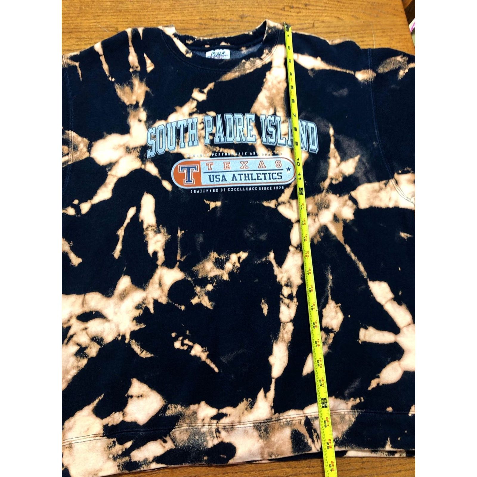 Vintage VINTAGE Pluma Sweatshirt L Blue Tie Dye Acid Wash South Padre Island Texas Getaway Tourist 90s Beach Mens Size US L / EU 52-54 / 3 - 5 Thumbnail