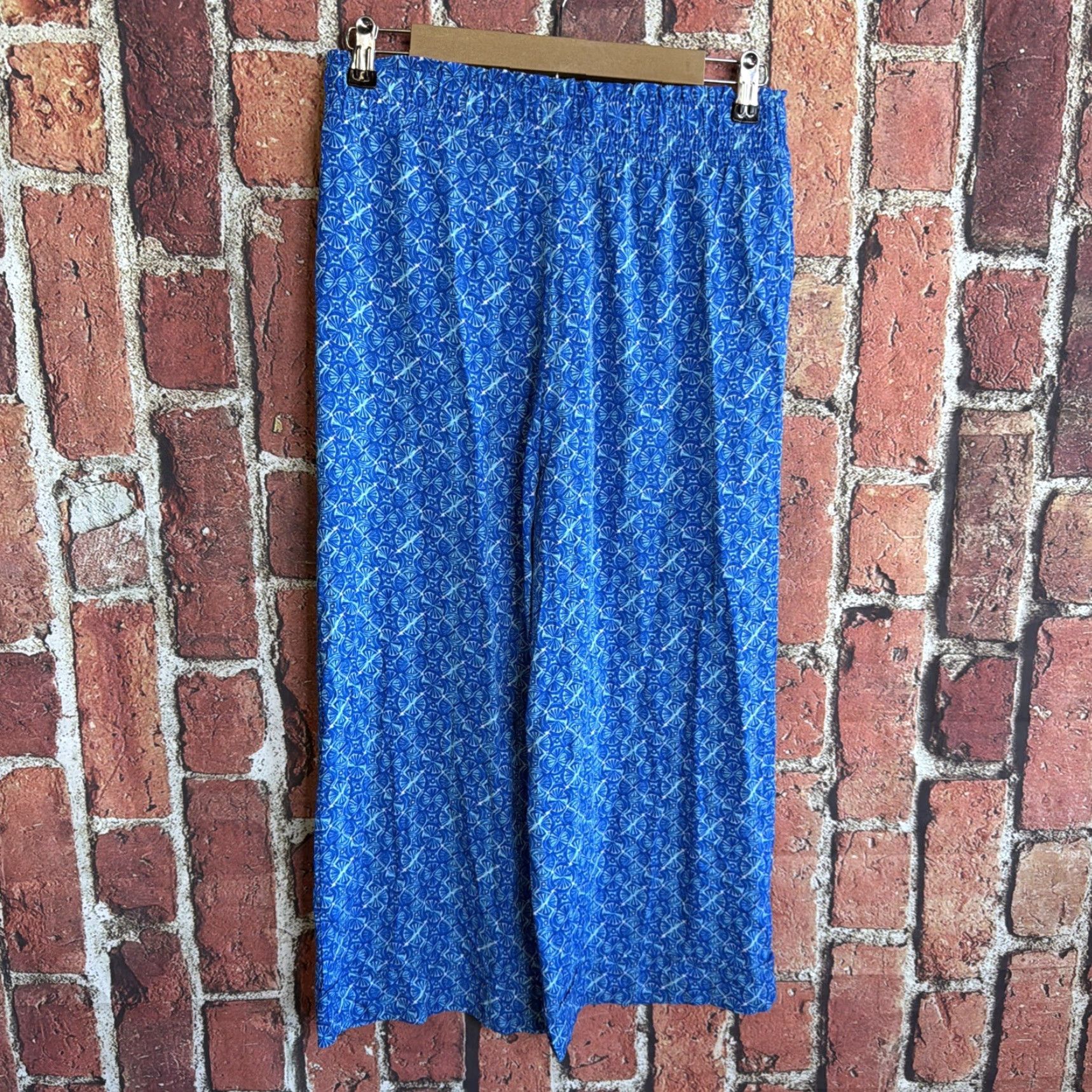 Vintage Caribbean Joe Women’s Pants S Beach Floral Wide-Leg Pockets Casual Travel Size 28" / US 6 / IT 42 - 3 Thumbnail