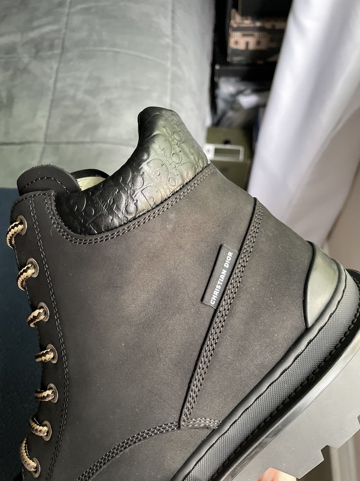Dior Dior Oblique Black Nubuck Boots Size US 10 / EU 43 - 7 Thumbnail