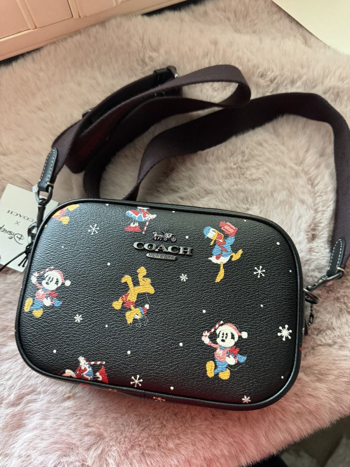 Coach COACH Disney X Coach Mini Jamie Camera Bag with Holiday Prin Size ONE SIZE - 1 Thumbnail