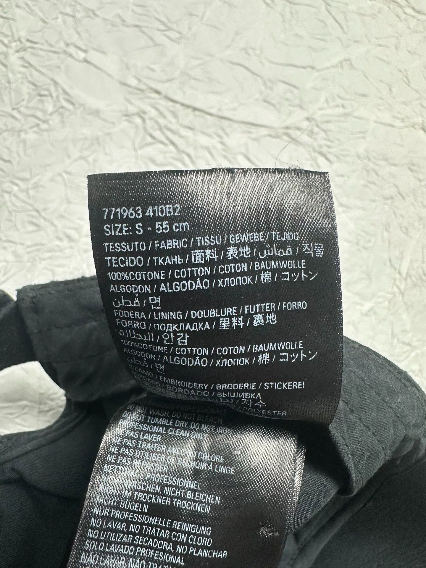 Balenciaga Balenciaga Distressed Embroidered Baseball Cap Size ONE SIZE - 5 Thumbnail