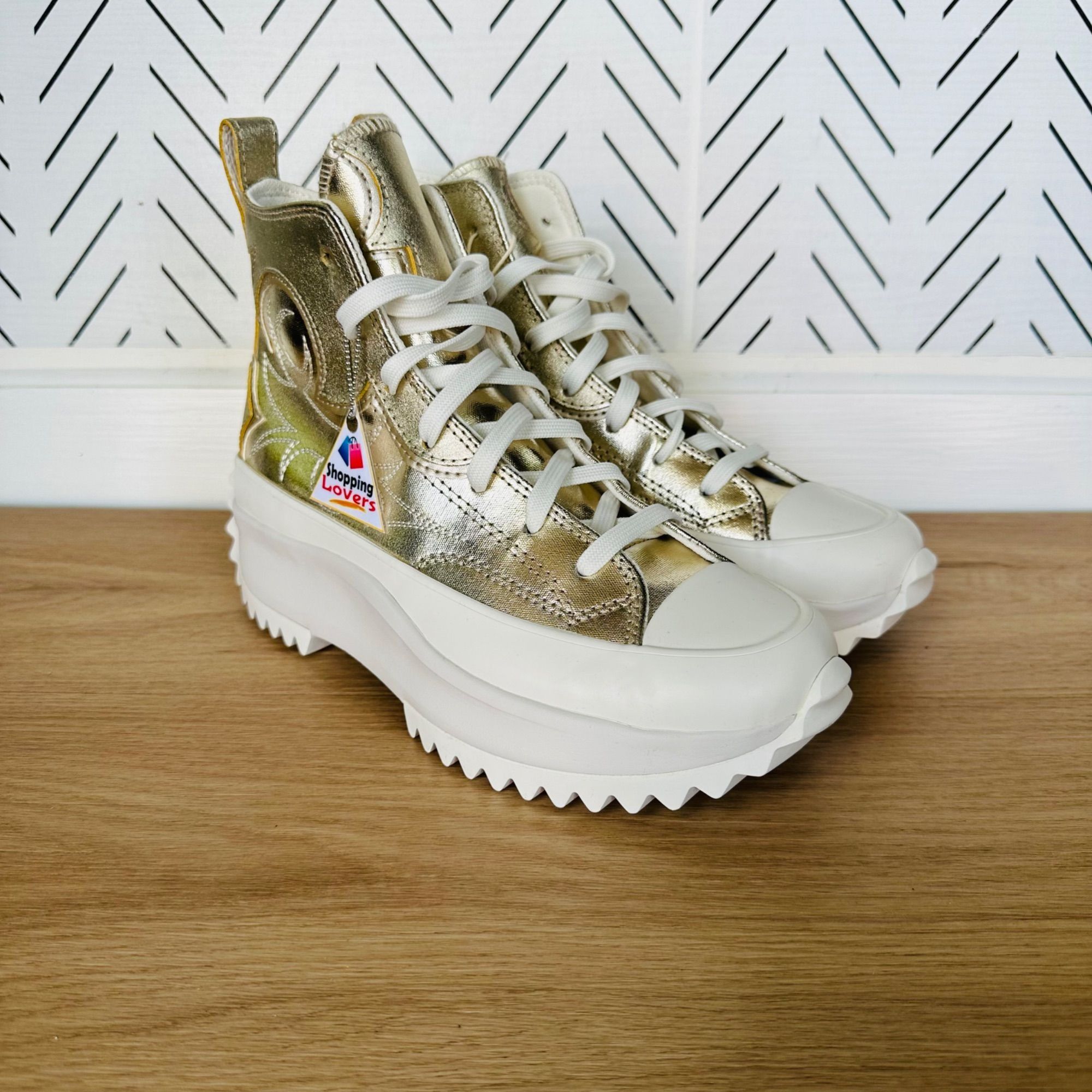 Converse ⭐CONVERSE RUN STAR HIKE HI Size 6 Mens Shoes GOLD Sneakers B Size US 6 / EU 39 - 2 Thumbnail